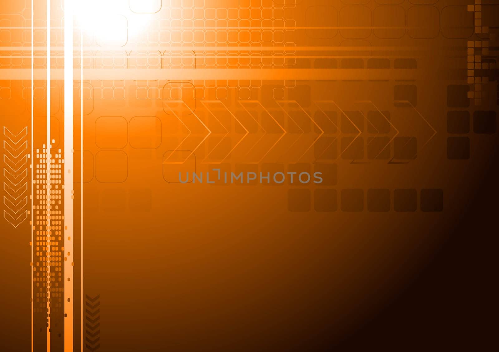 Abstract technical background with arrows