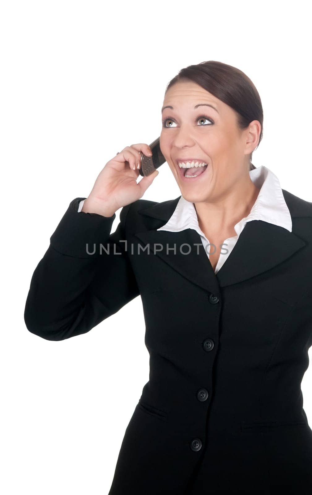 Businesswoman talking on the phone
