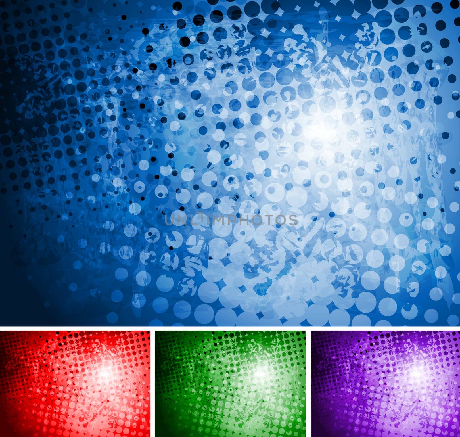 Abstract backgrounds in grunge style - eps 10