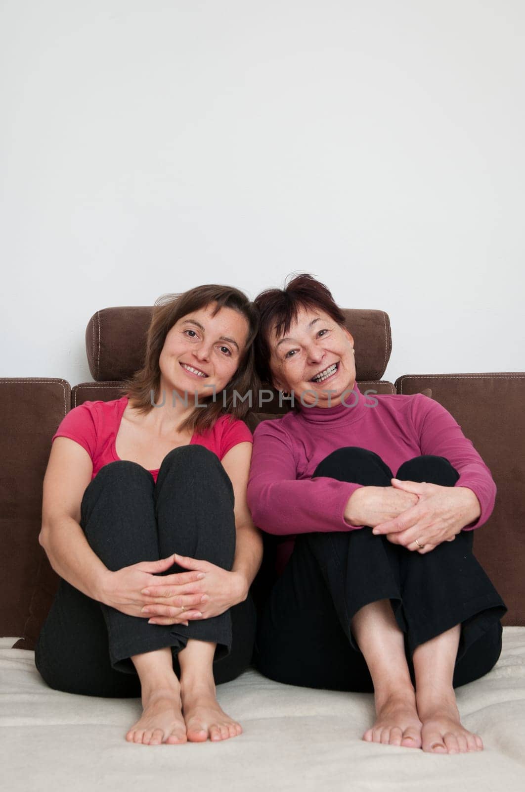 Love - mother and daughter at home