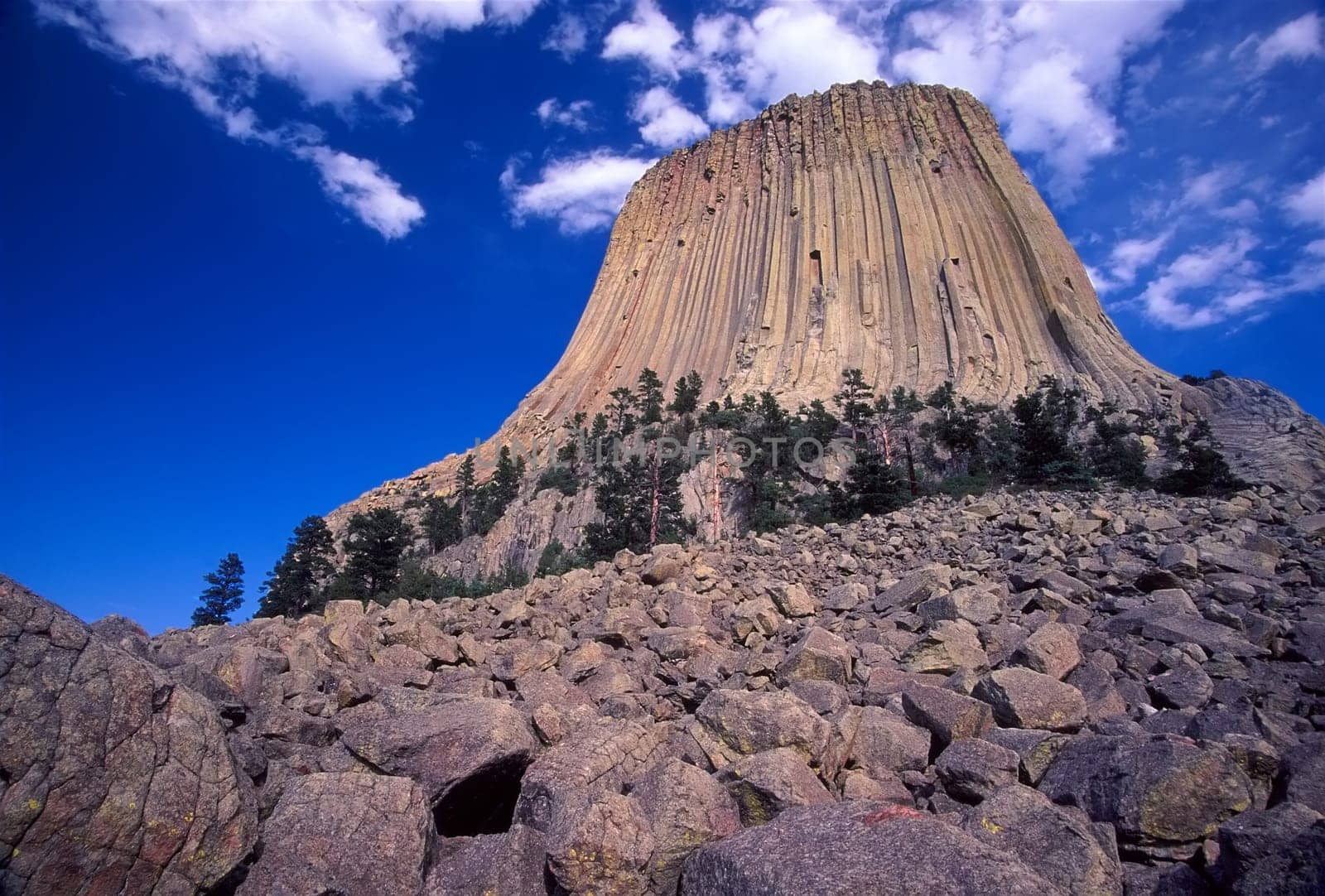 Devils Tower National Monument in northeastern Wyoming.