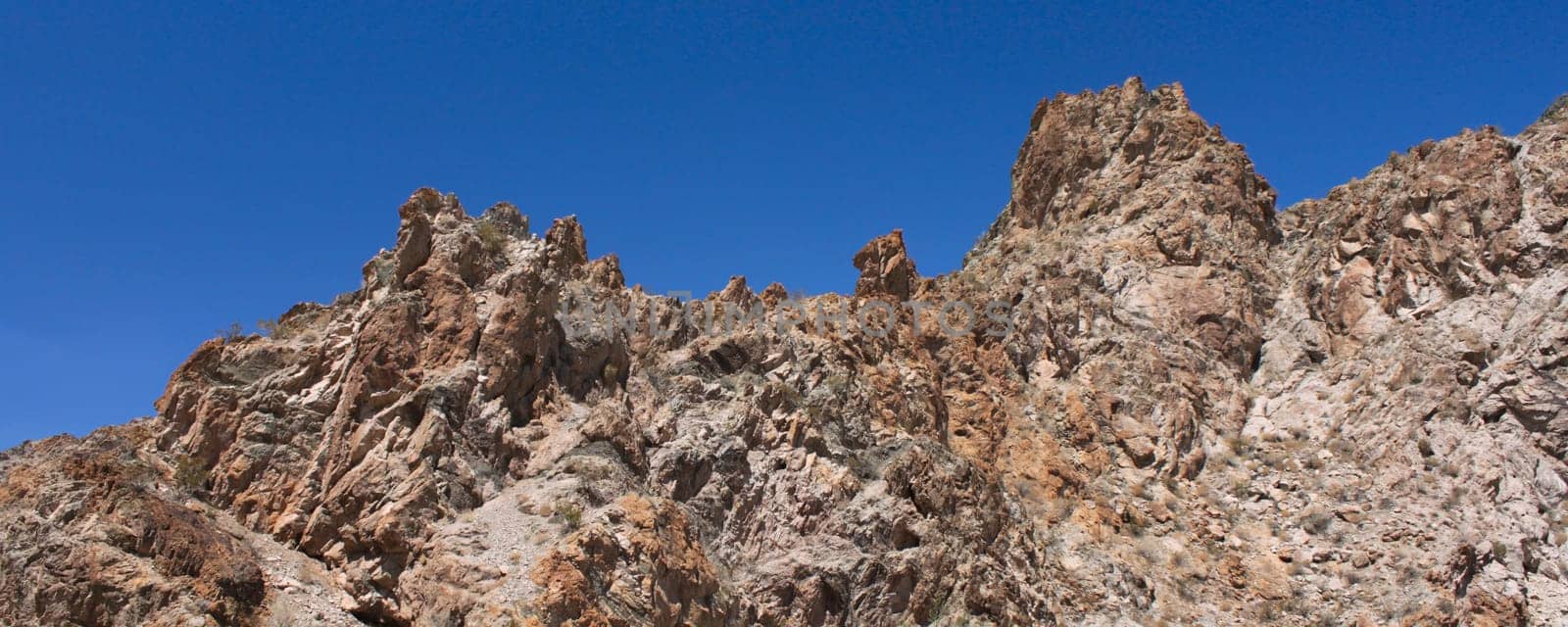 The dry landscape near Grapevine Canyon in Nevada.
