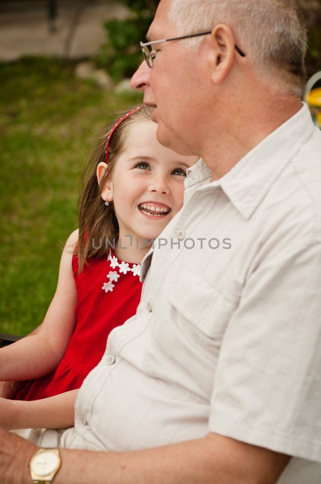 Good times - grandparent with granddaughter