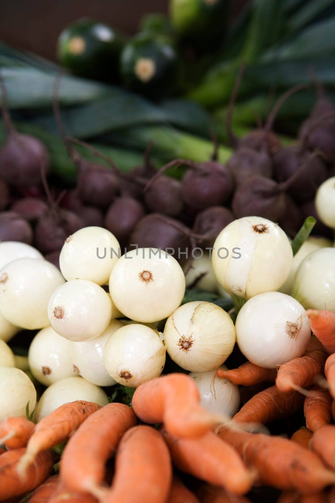 Close up of Vegetables on a Farmer«s Market