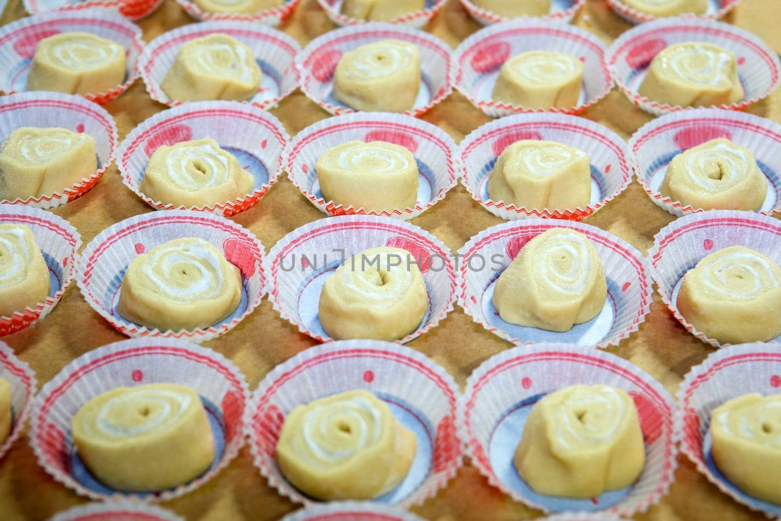 Full Frame of Raw Pastry