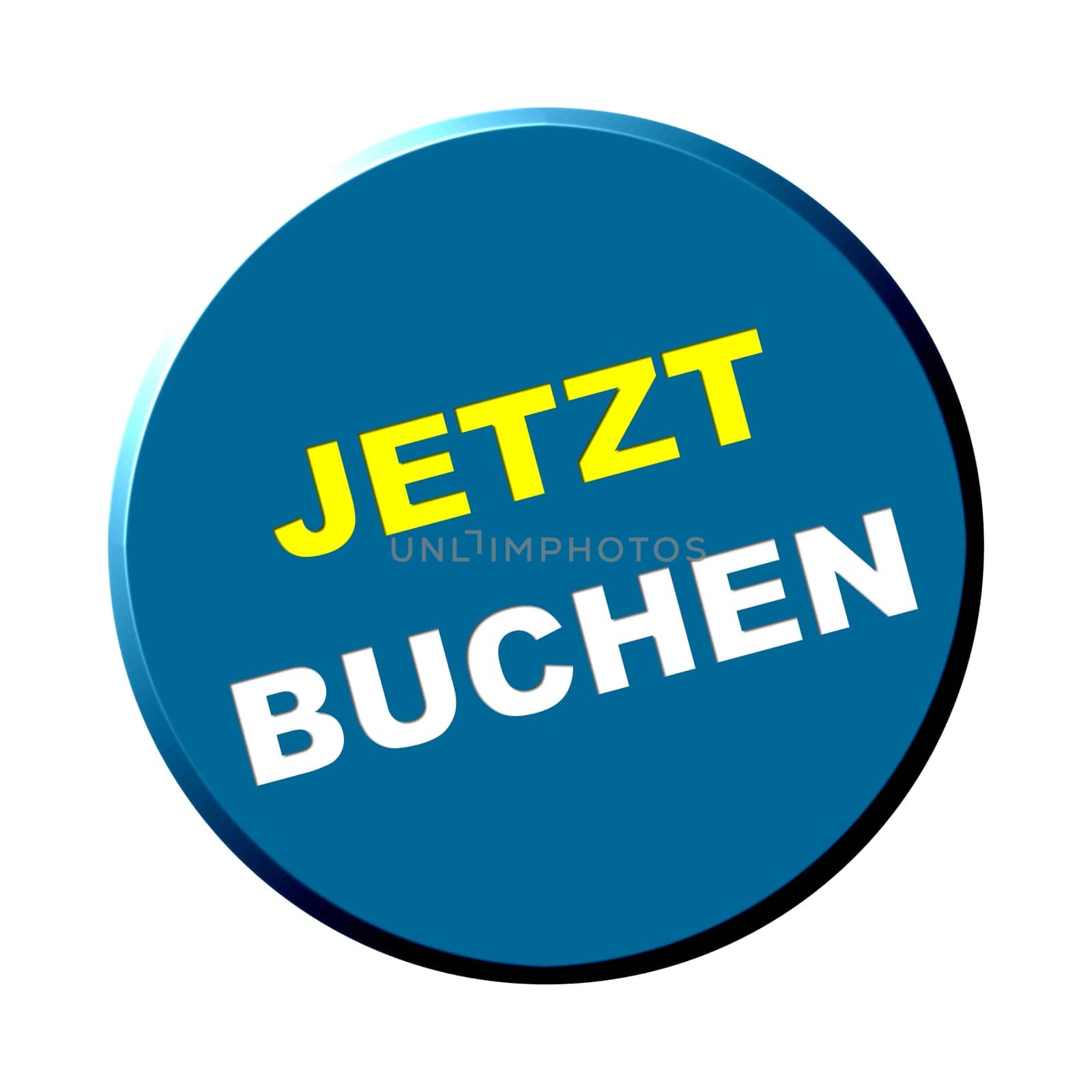 Button round blue - Book now