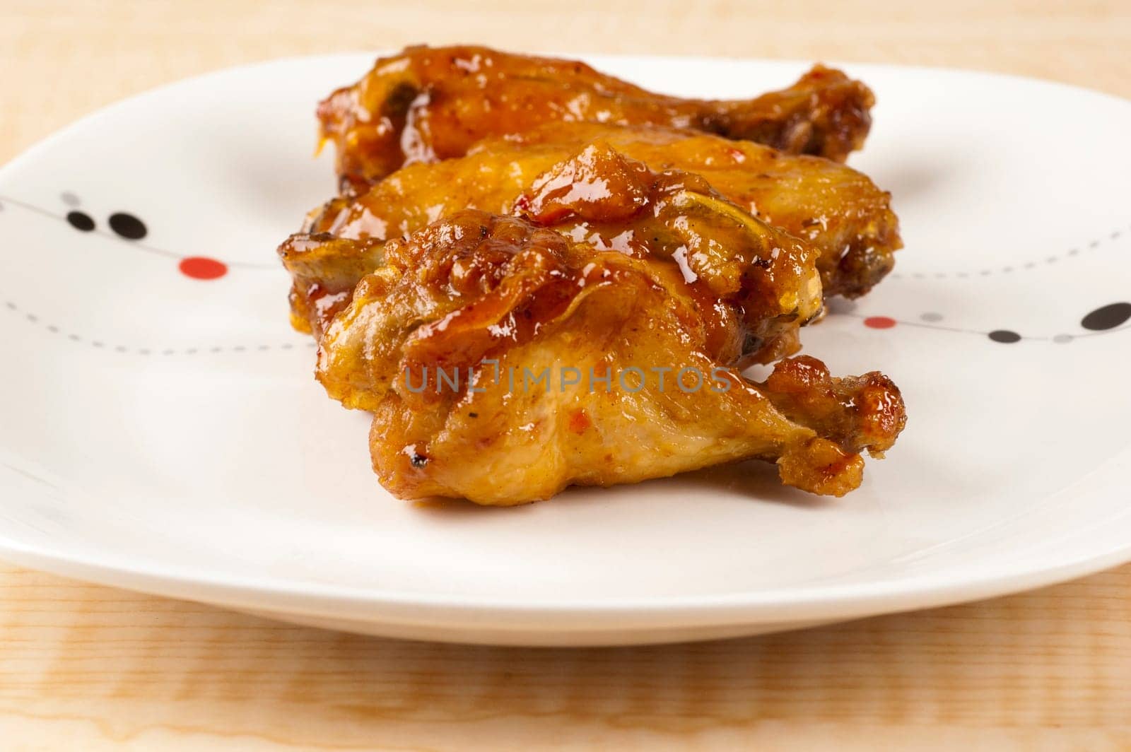 Buffalo Wings on Plate