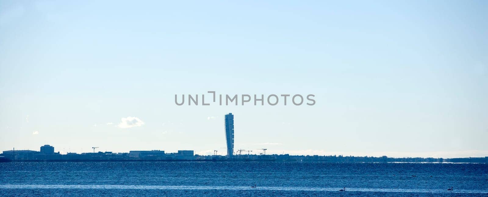 Skyline of Malm in Sweden