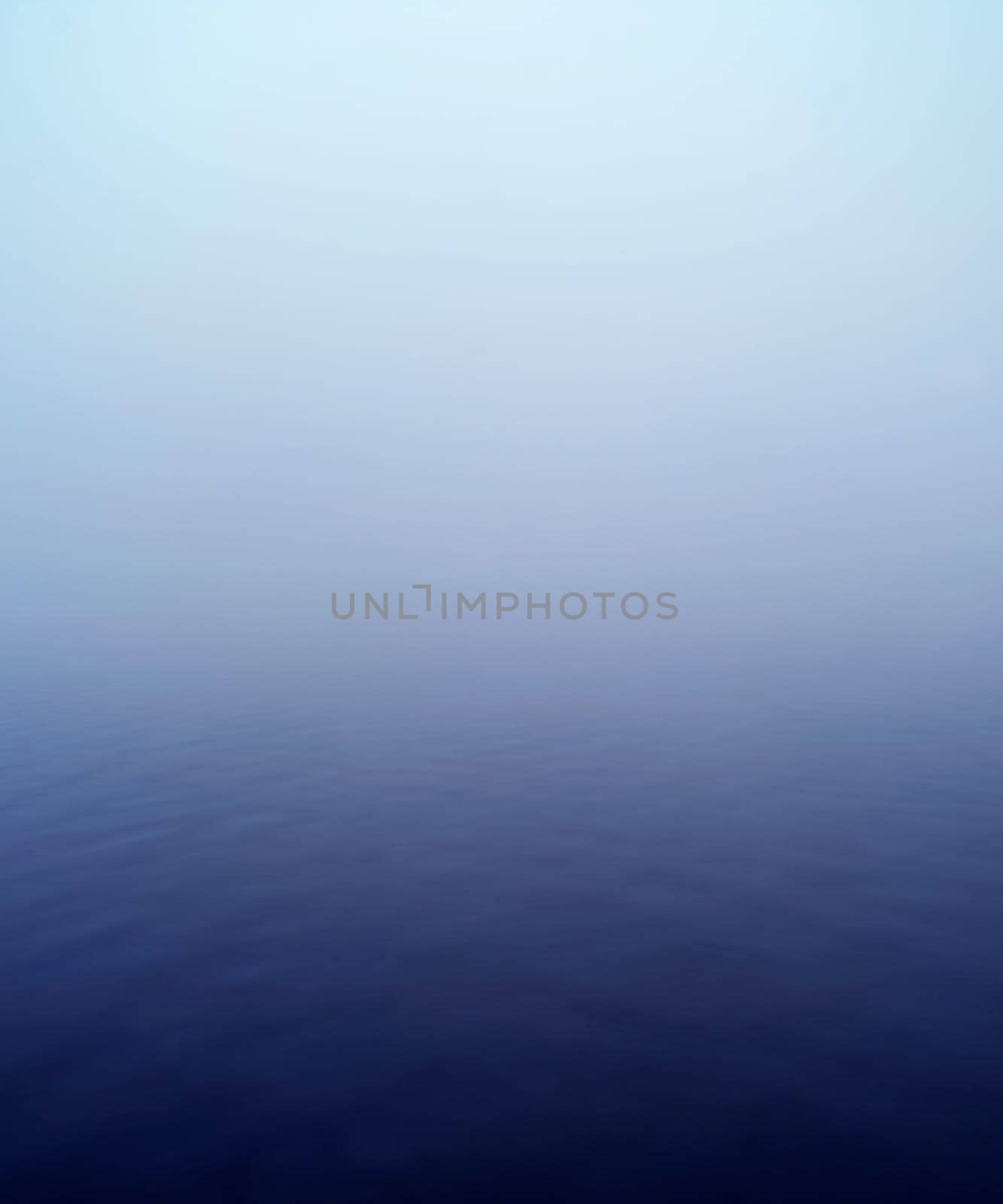 Horizon over Water with fog