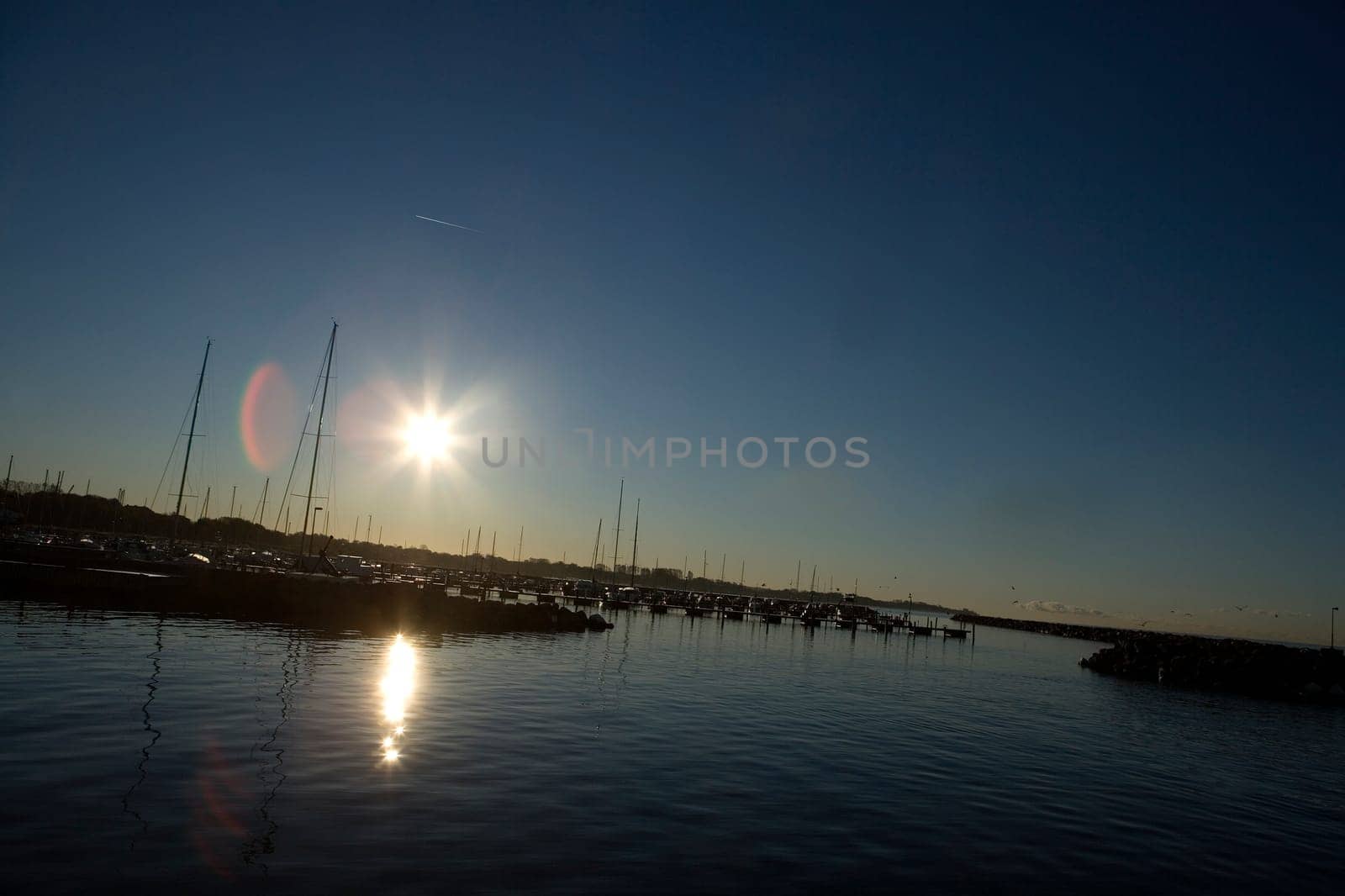 Harbour in an early morning