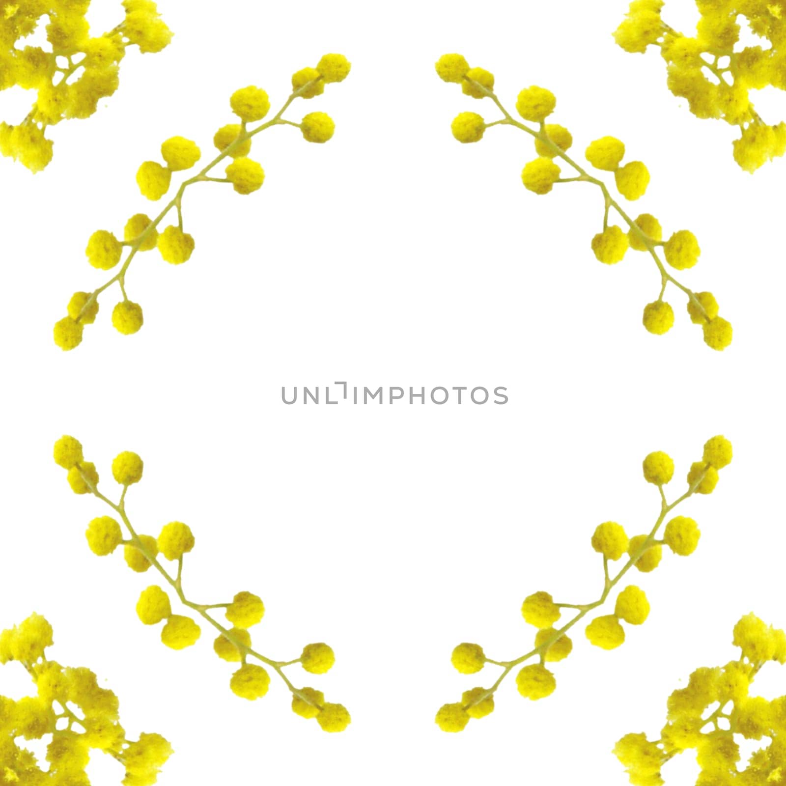 an abstract kaleidoscope background on white background