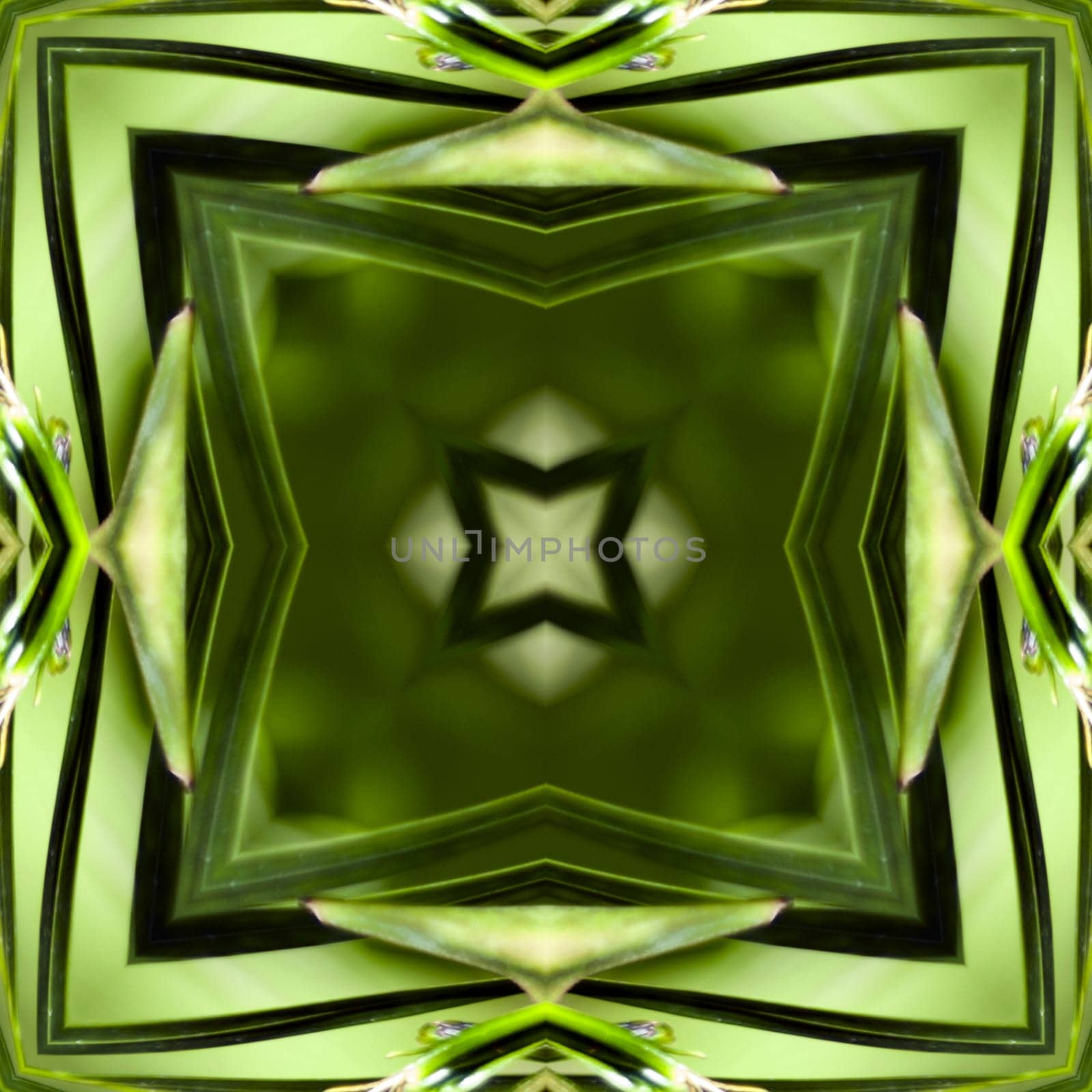 an abstract kaleidoscope background on white background