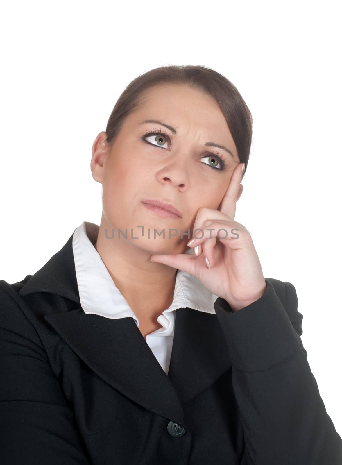 Thoughtful businesswoman