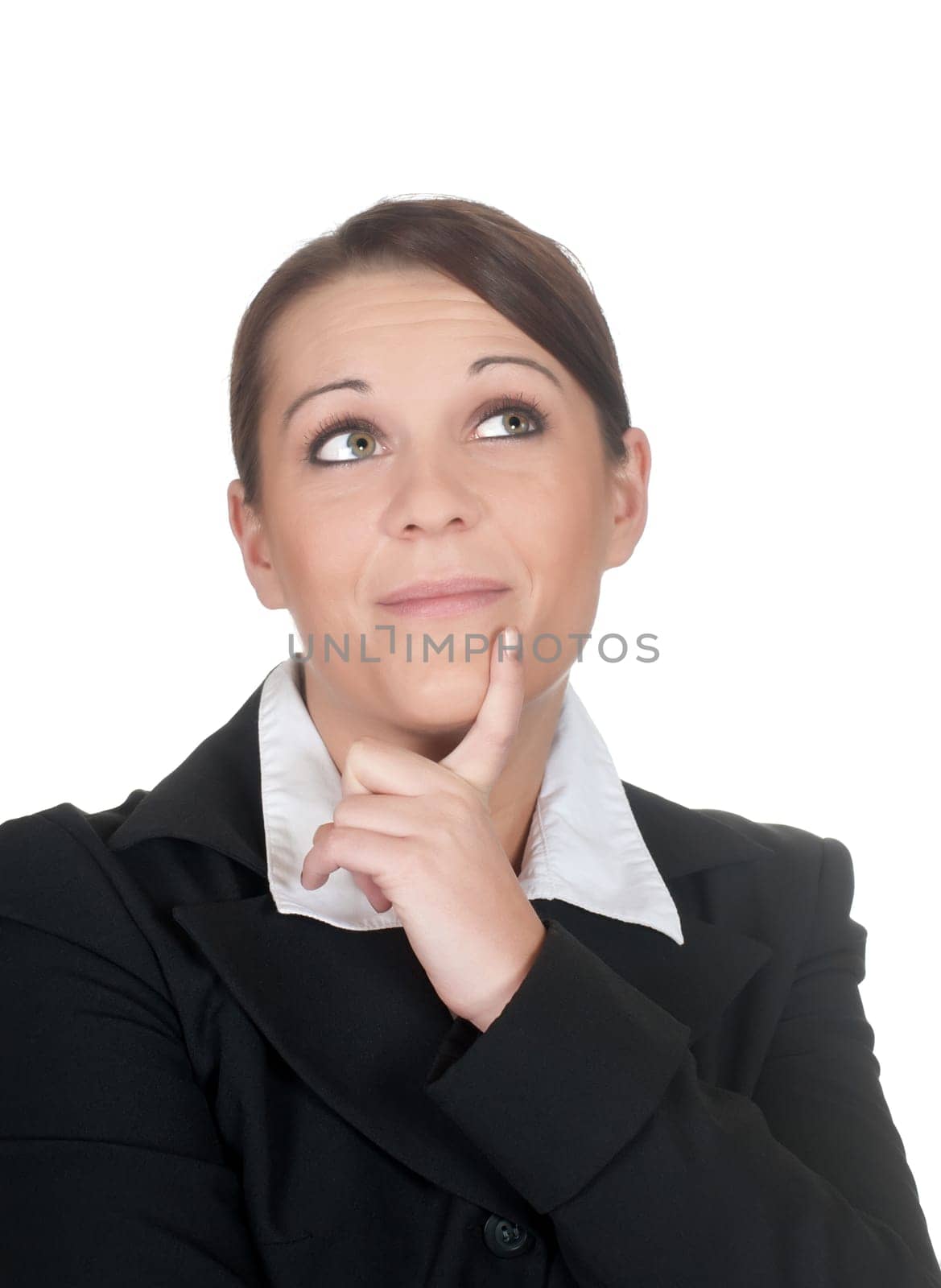 Smiling businesswoman