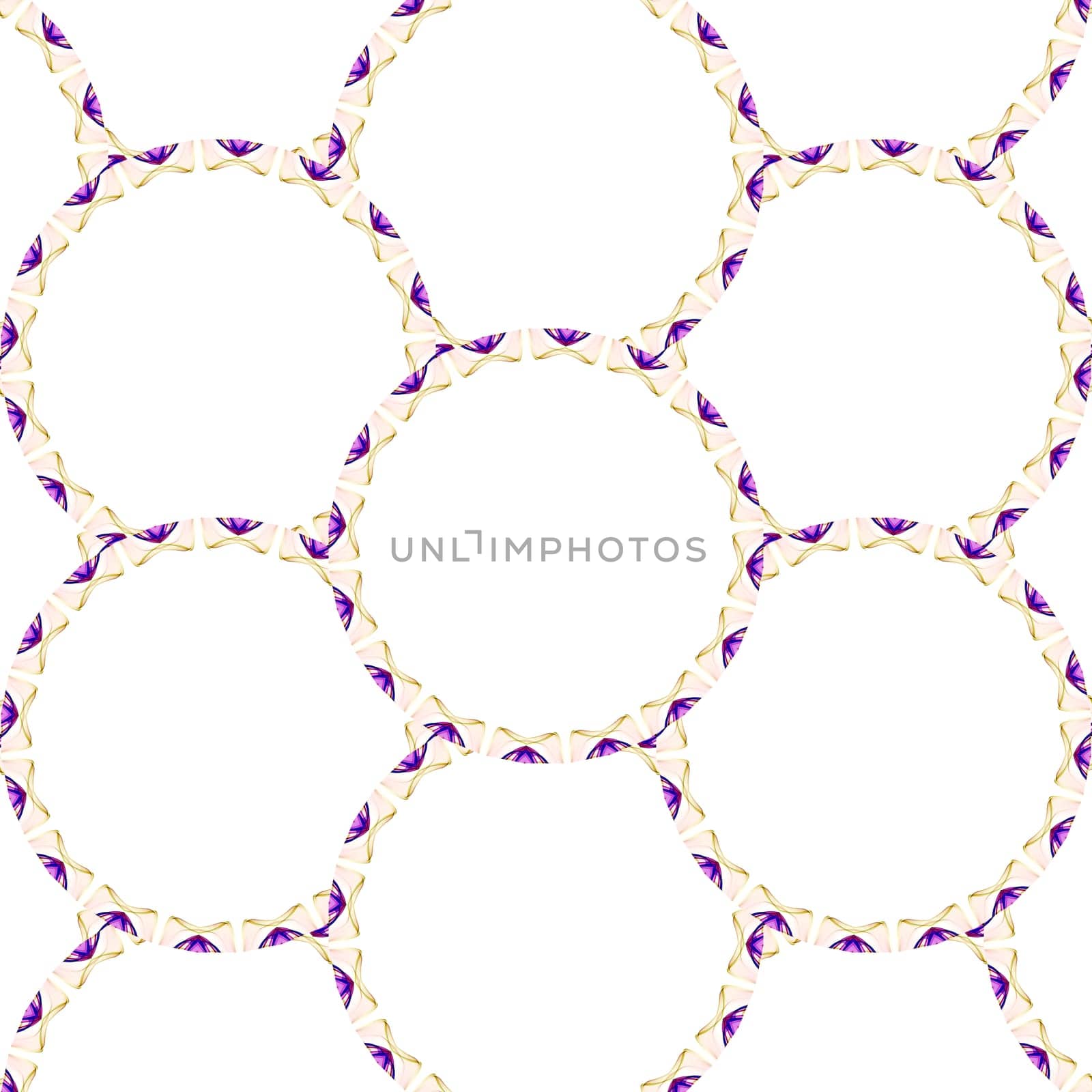 an abstract kaleidoscope background on white background