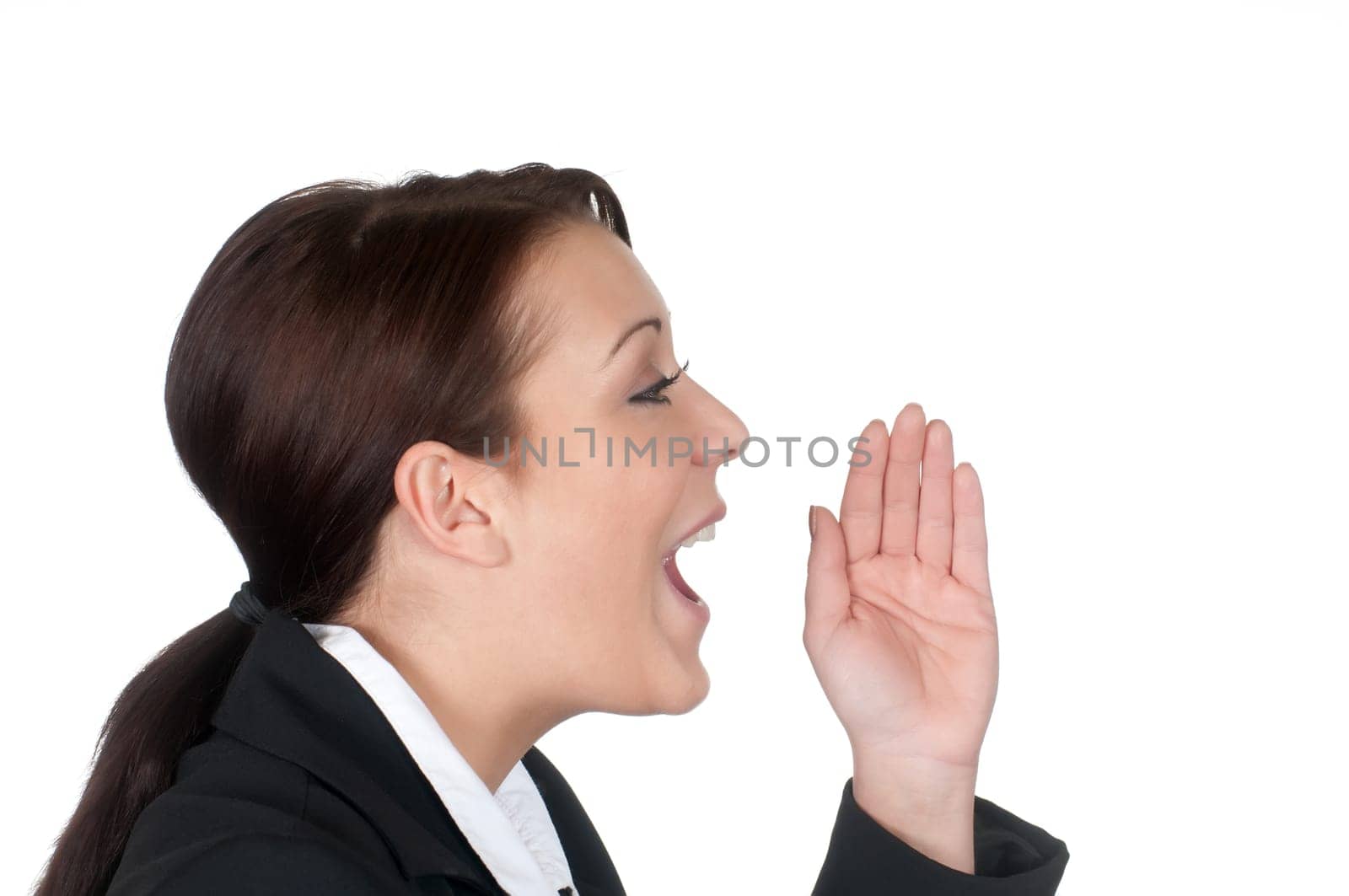 Businesswoman Calling