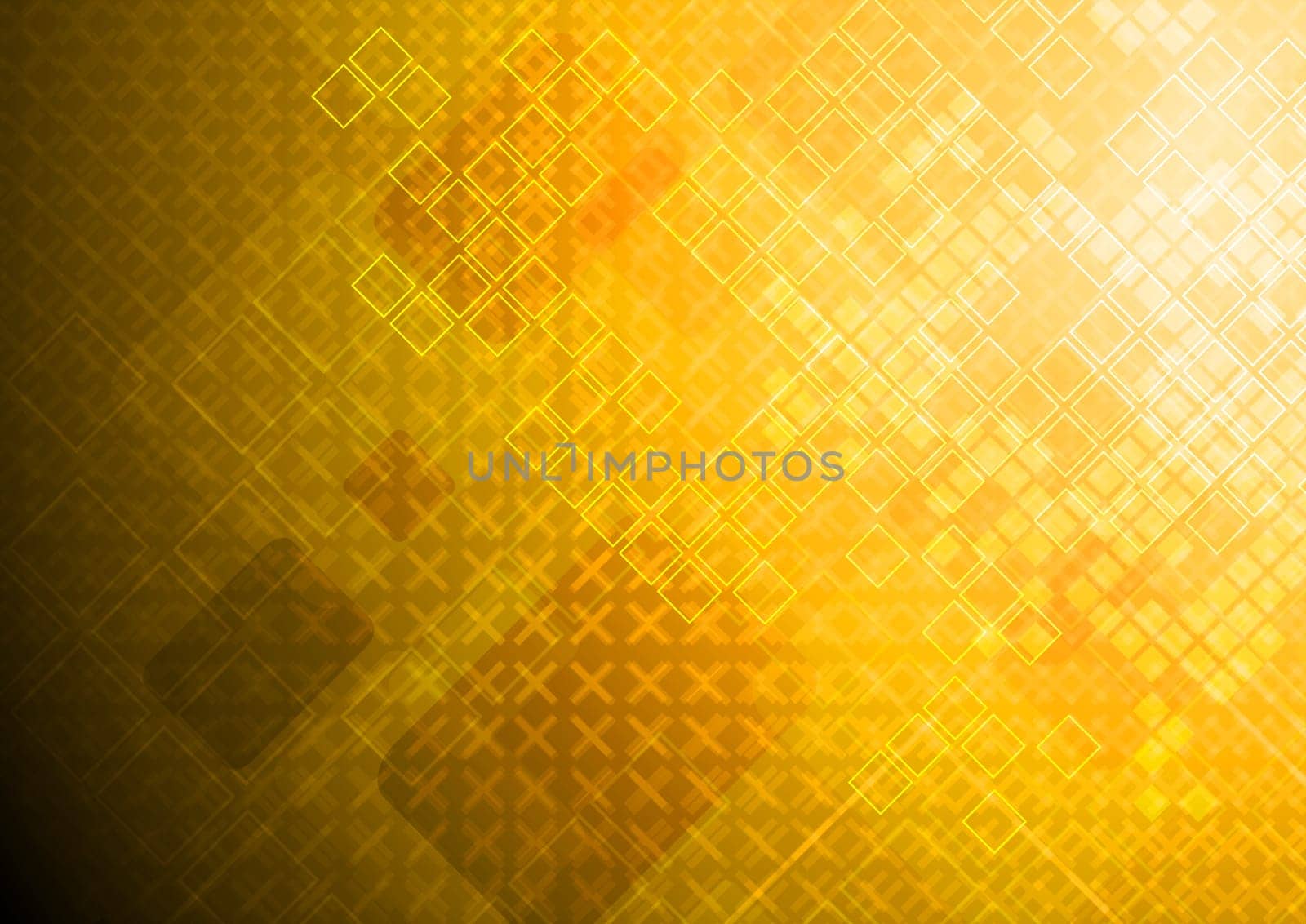 Bright abstract technical background with square texture