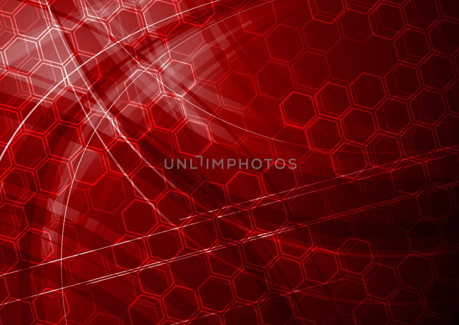 Dark technical background with hexagon texture - eps 10