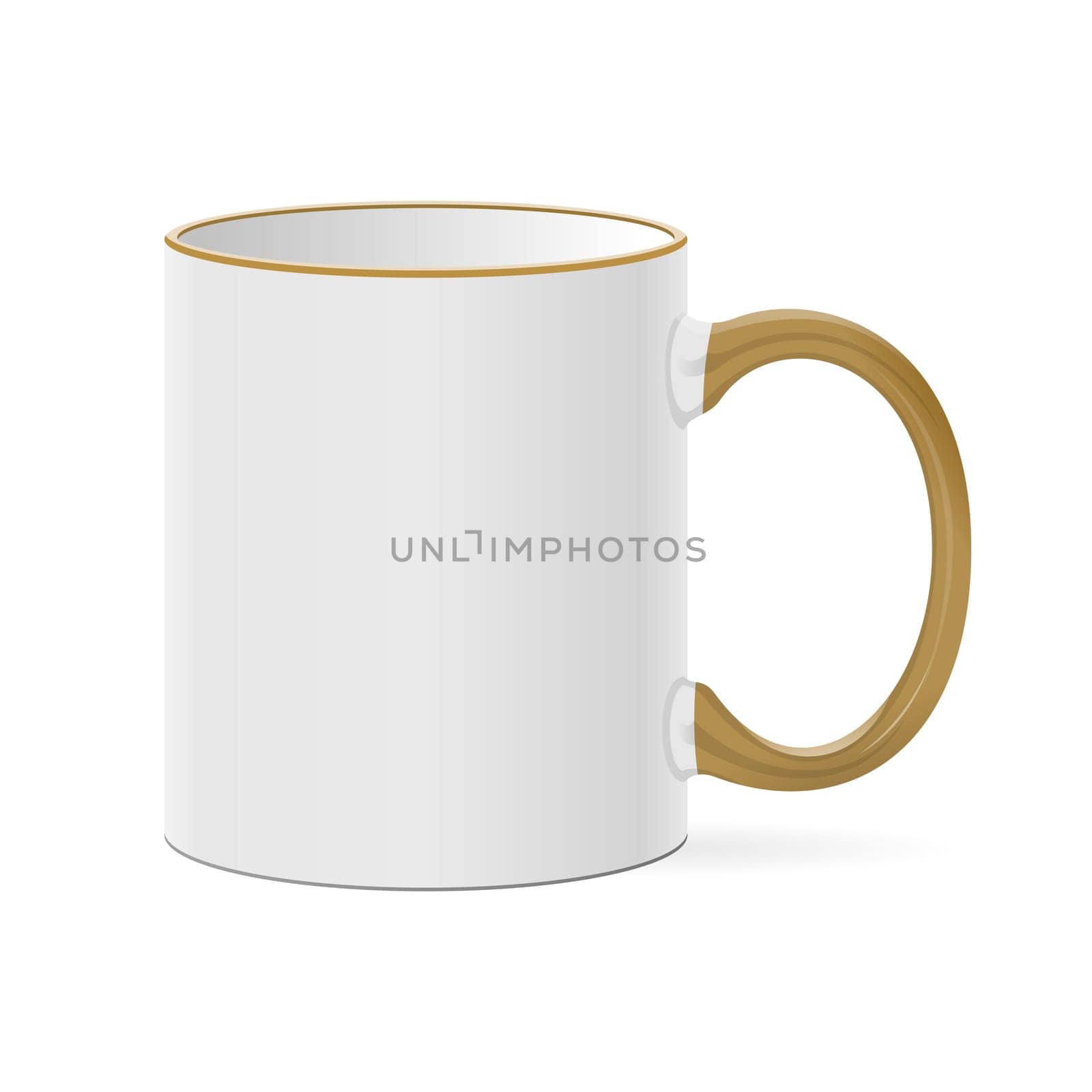 Coffee Mug Vector Illustration isolated on white background