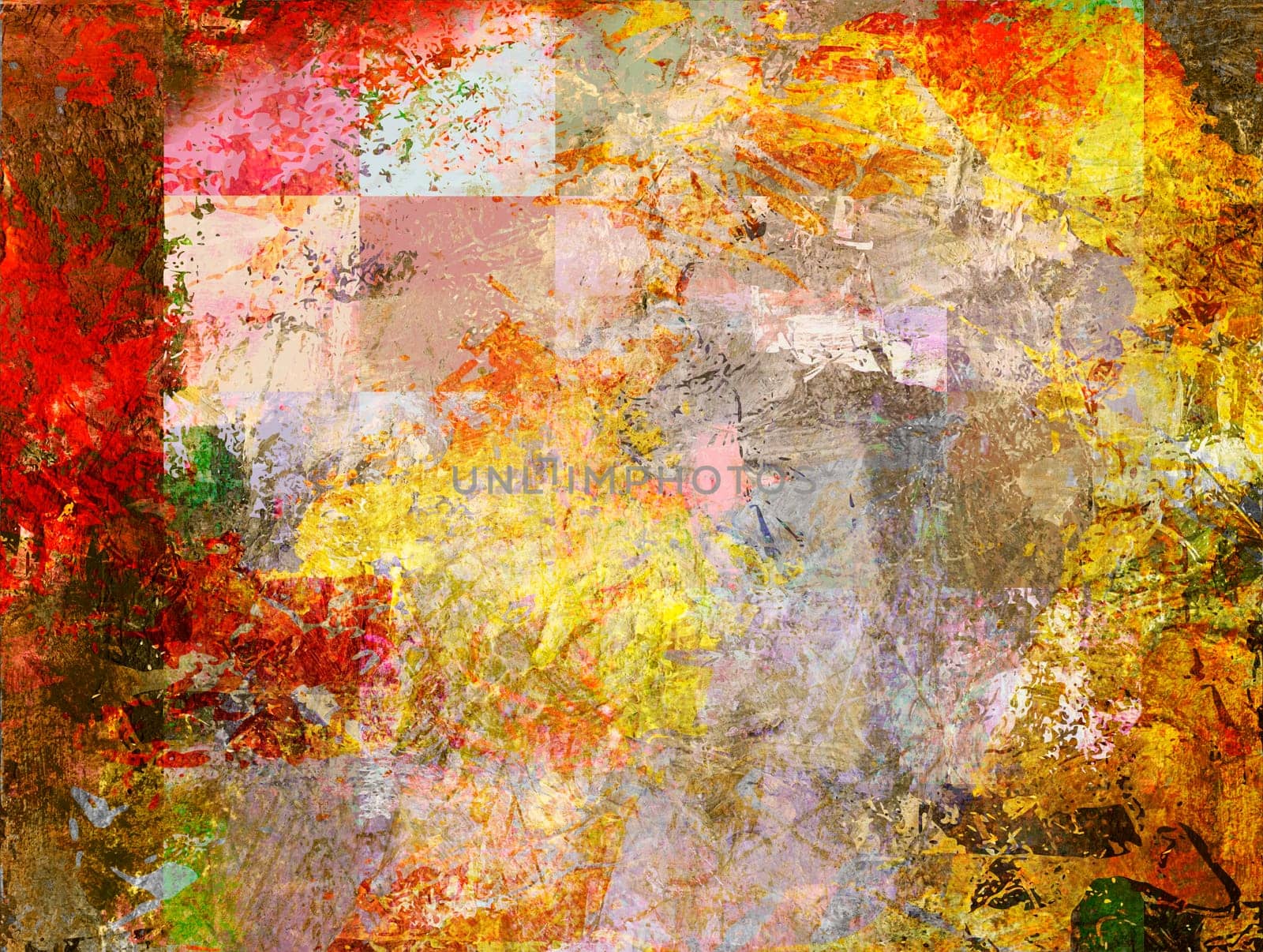 Mixed Media Background - Textures in Mixed Media