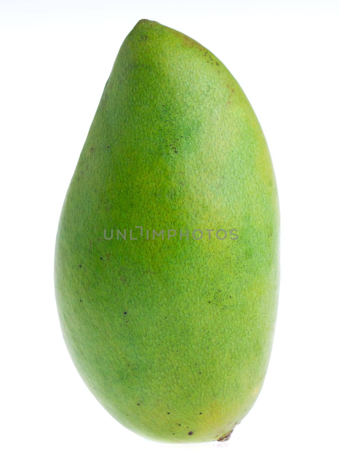 a green mango ion white background