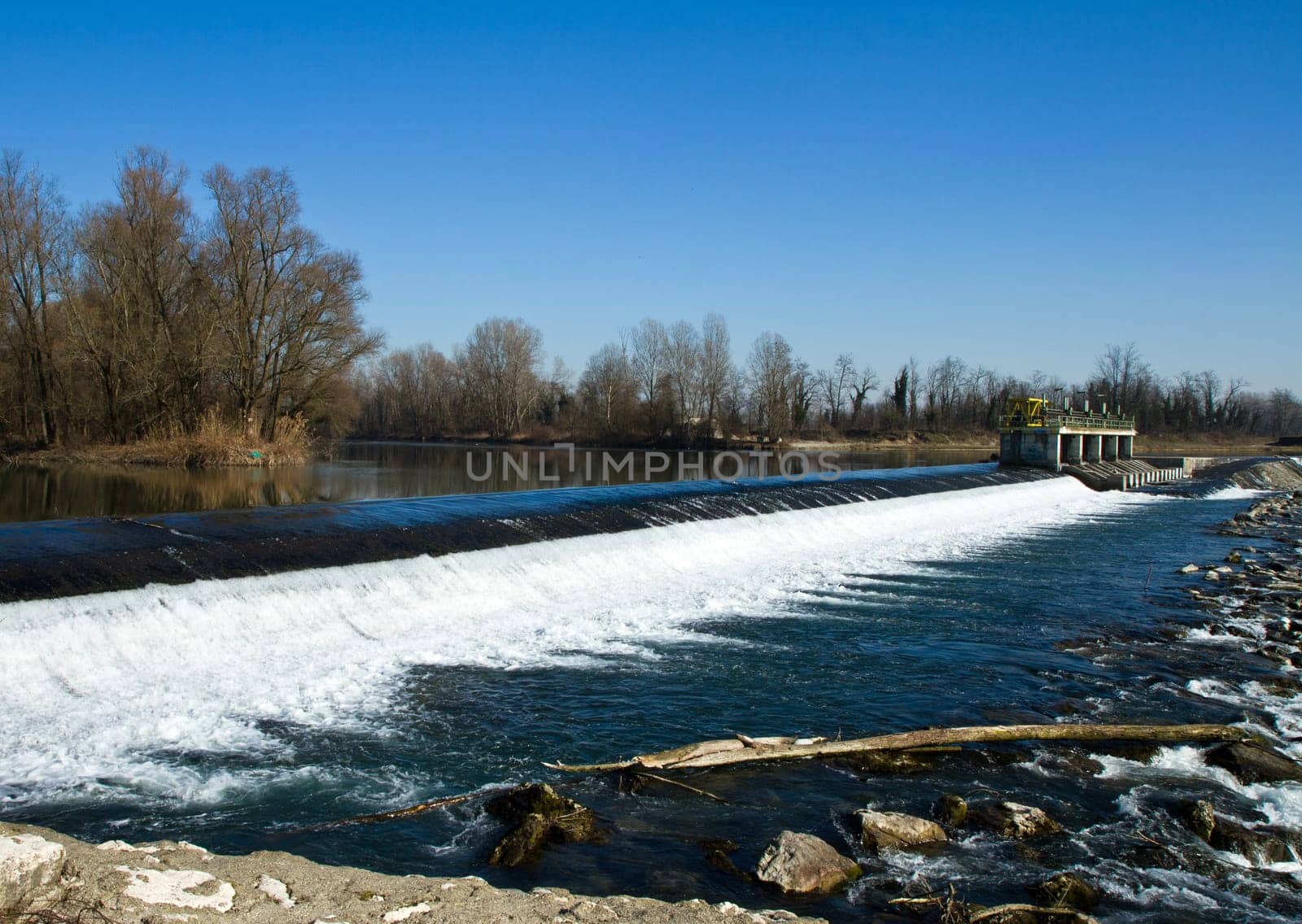 River Adda in the northern Italy