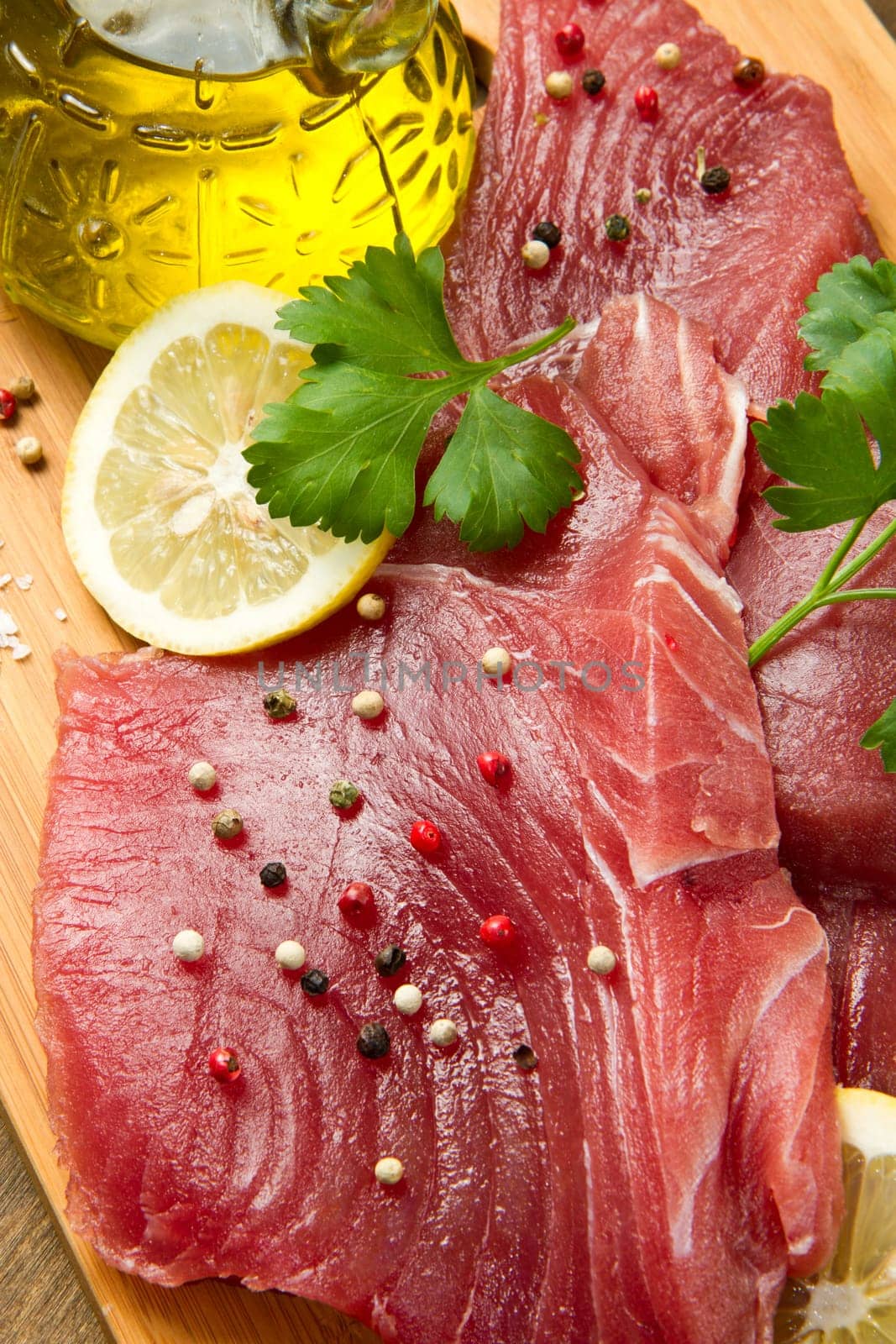 fillet of fresh tuna
