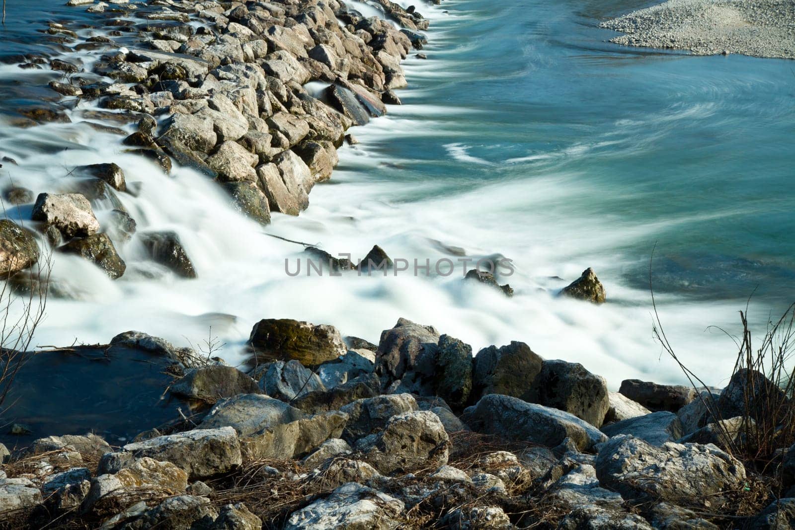 River Adda in the northern Italy