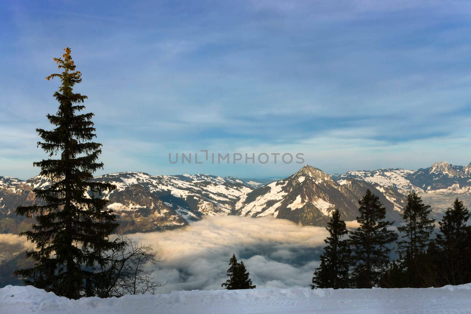 above the clouds