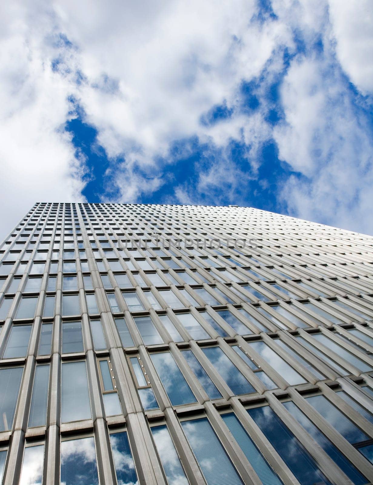 Financial Building from Low Angle view