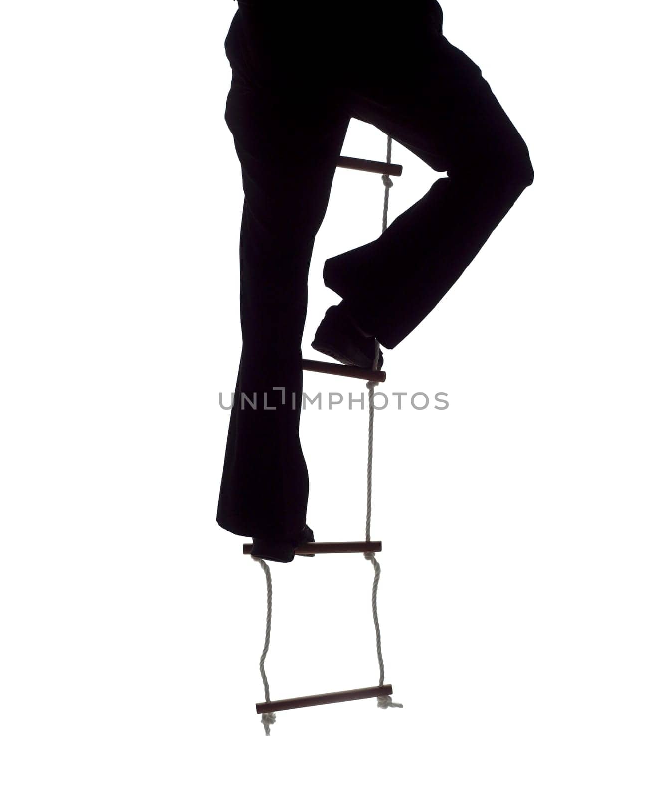 Climbing up the Rope Ladder