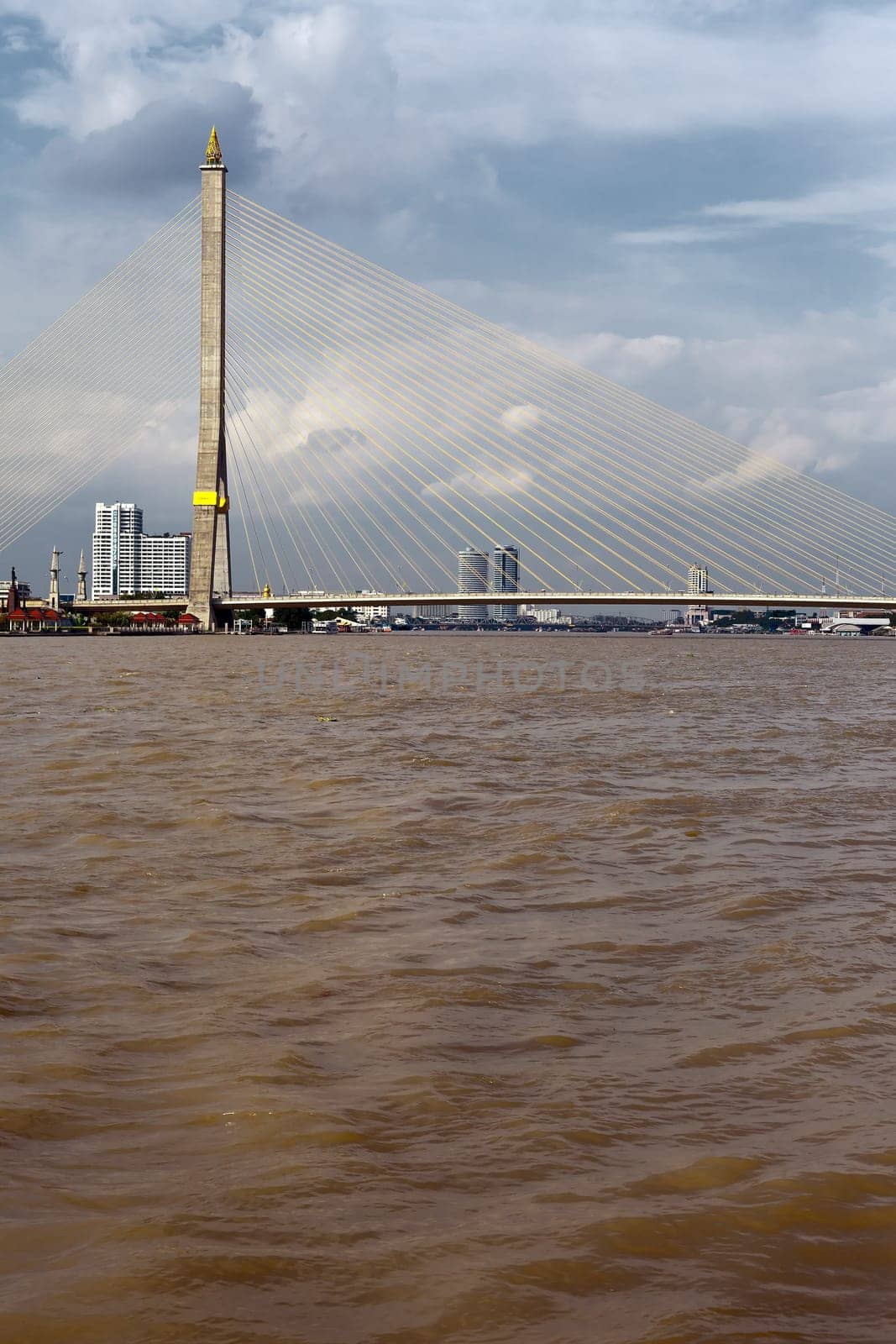 The bridge on a background of the river
