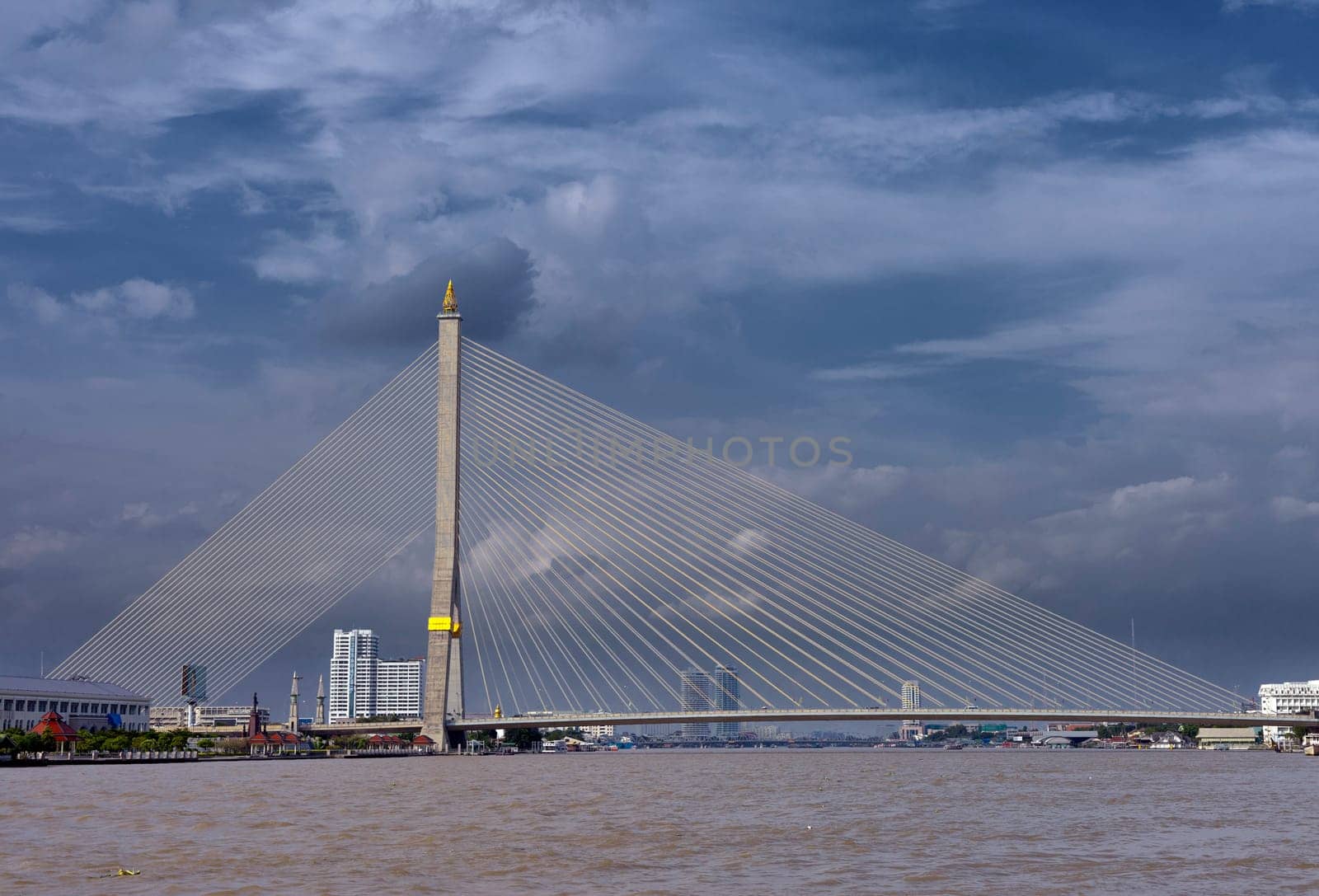 The bridge on a background of the river