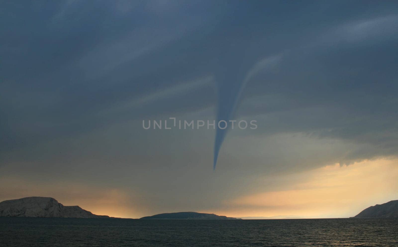 Tornado by the sea