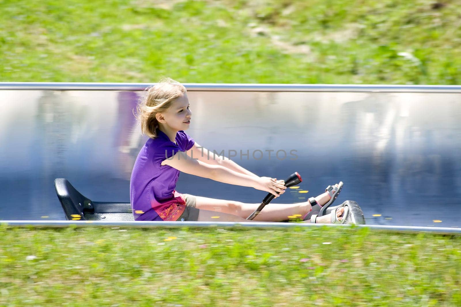 summer toboggan run