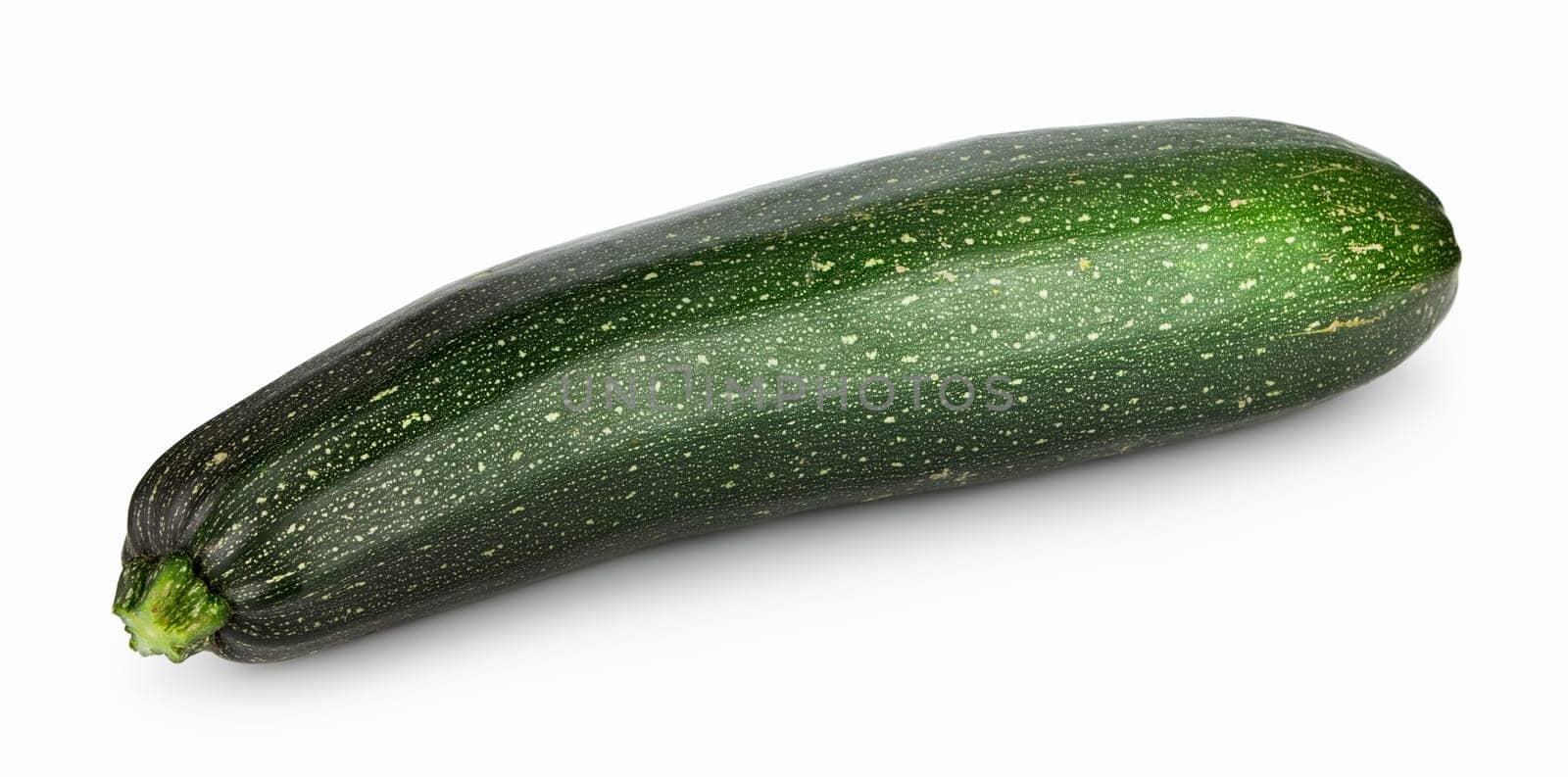 Fresh zucchini isolated on white background