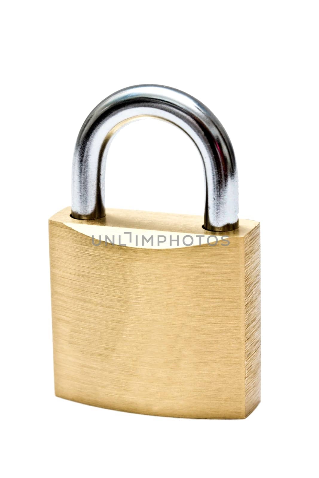 Padlock isolated on white background
