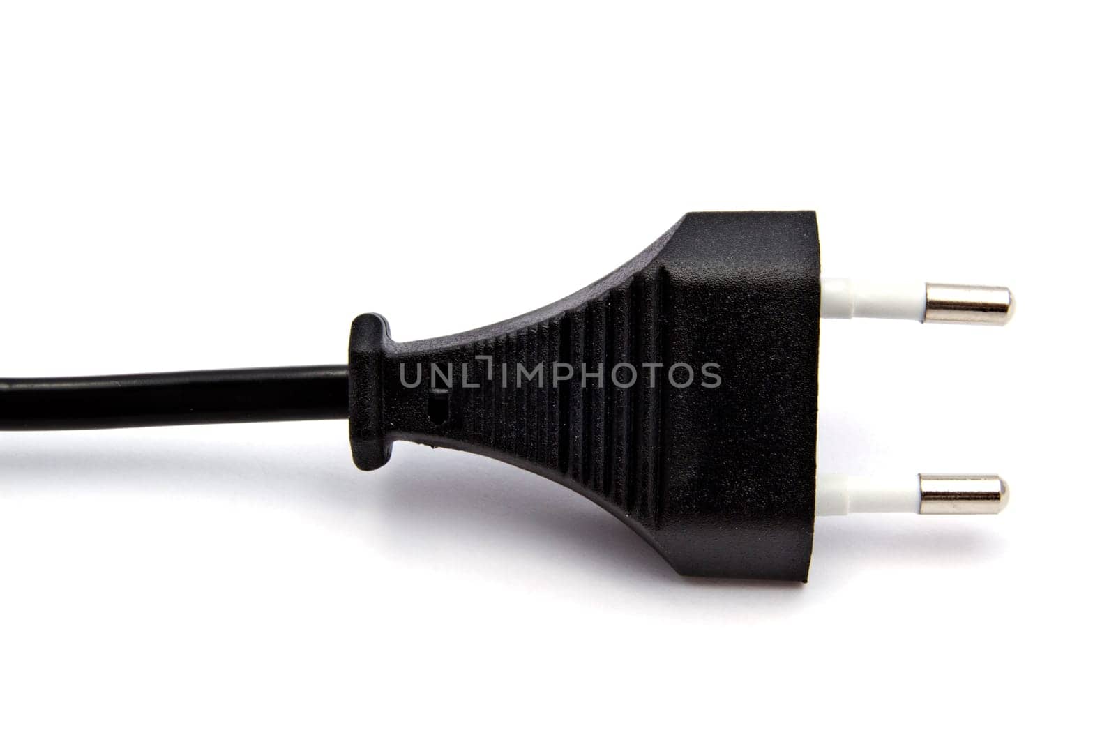 Electric plug isolated on the white background