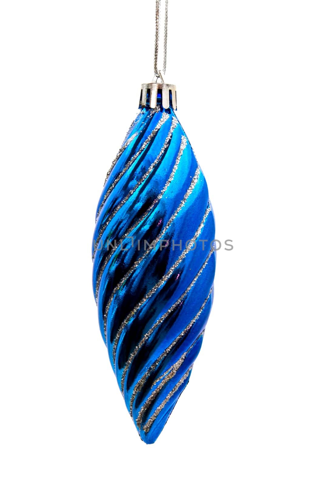 Beautiful christmas decoration isolated on white background