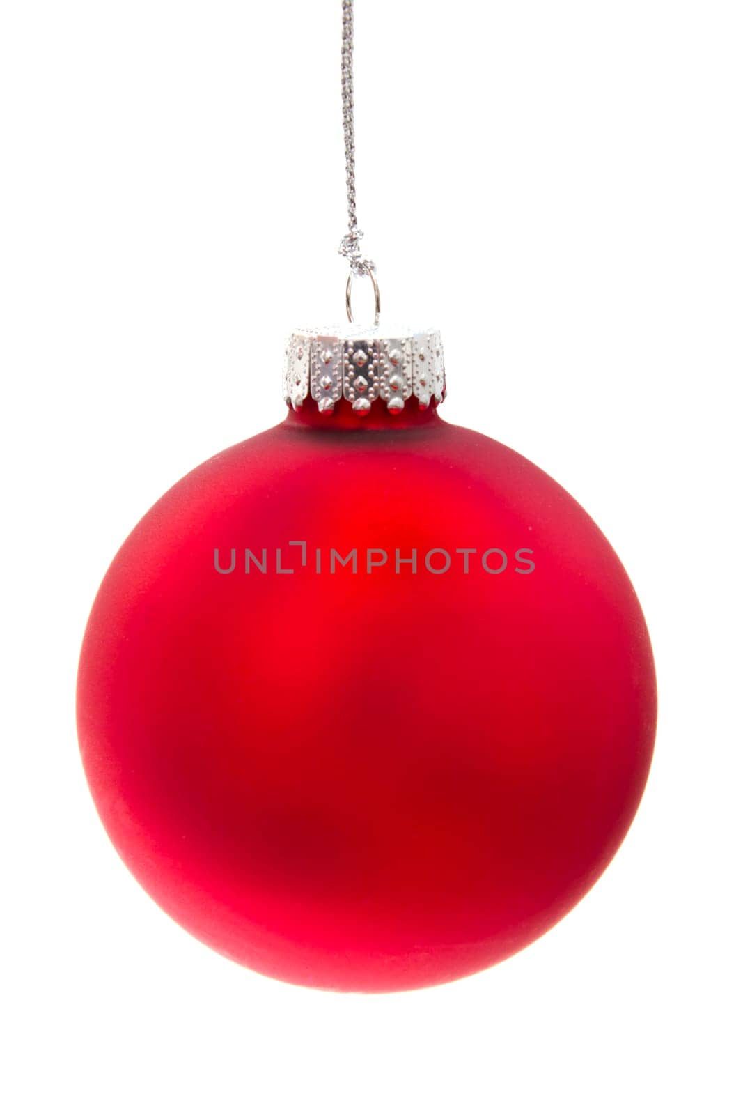 Beautiful christmas decoration isolated on white background