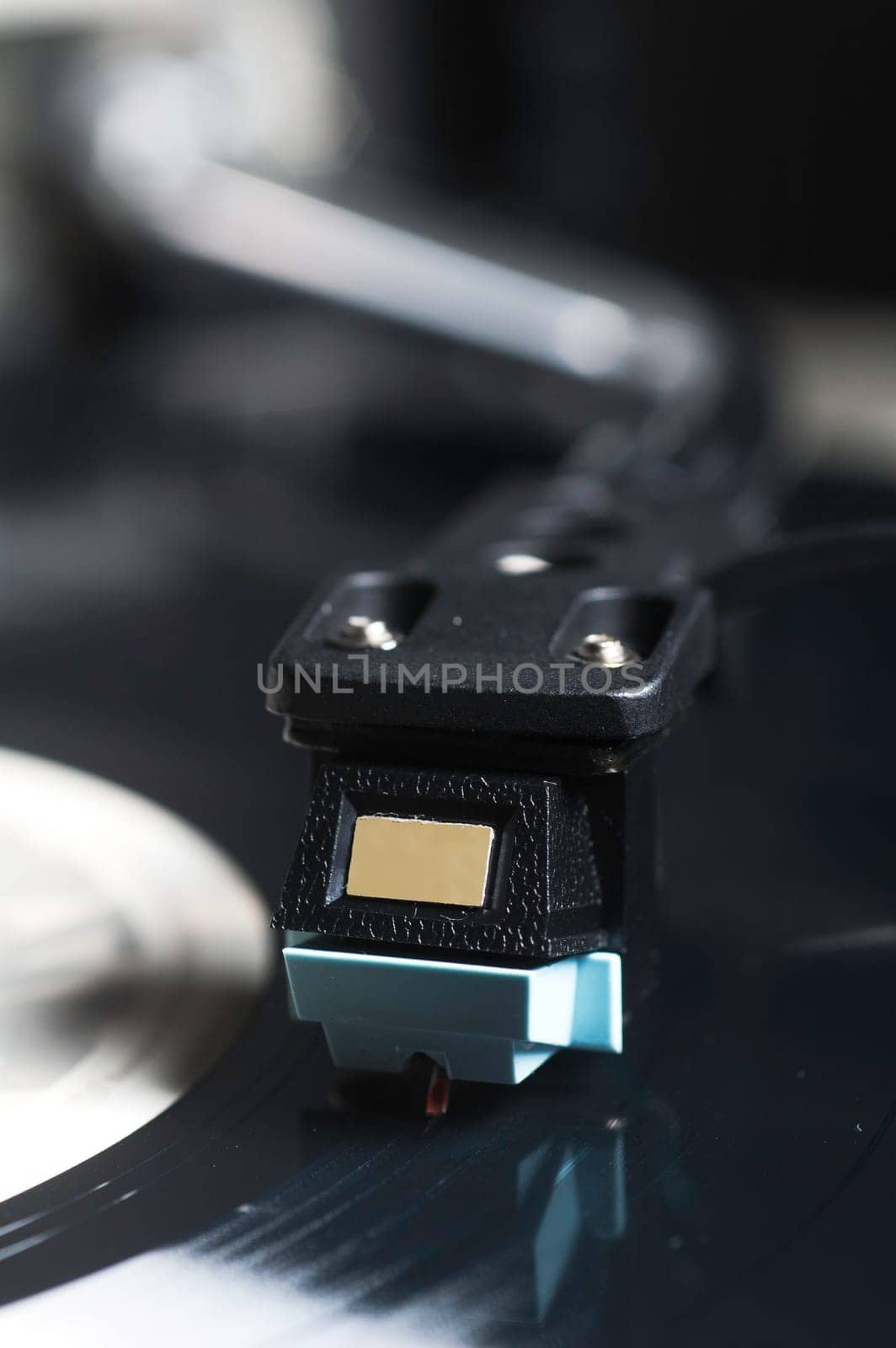 Close up of Record Player