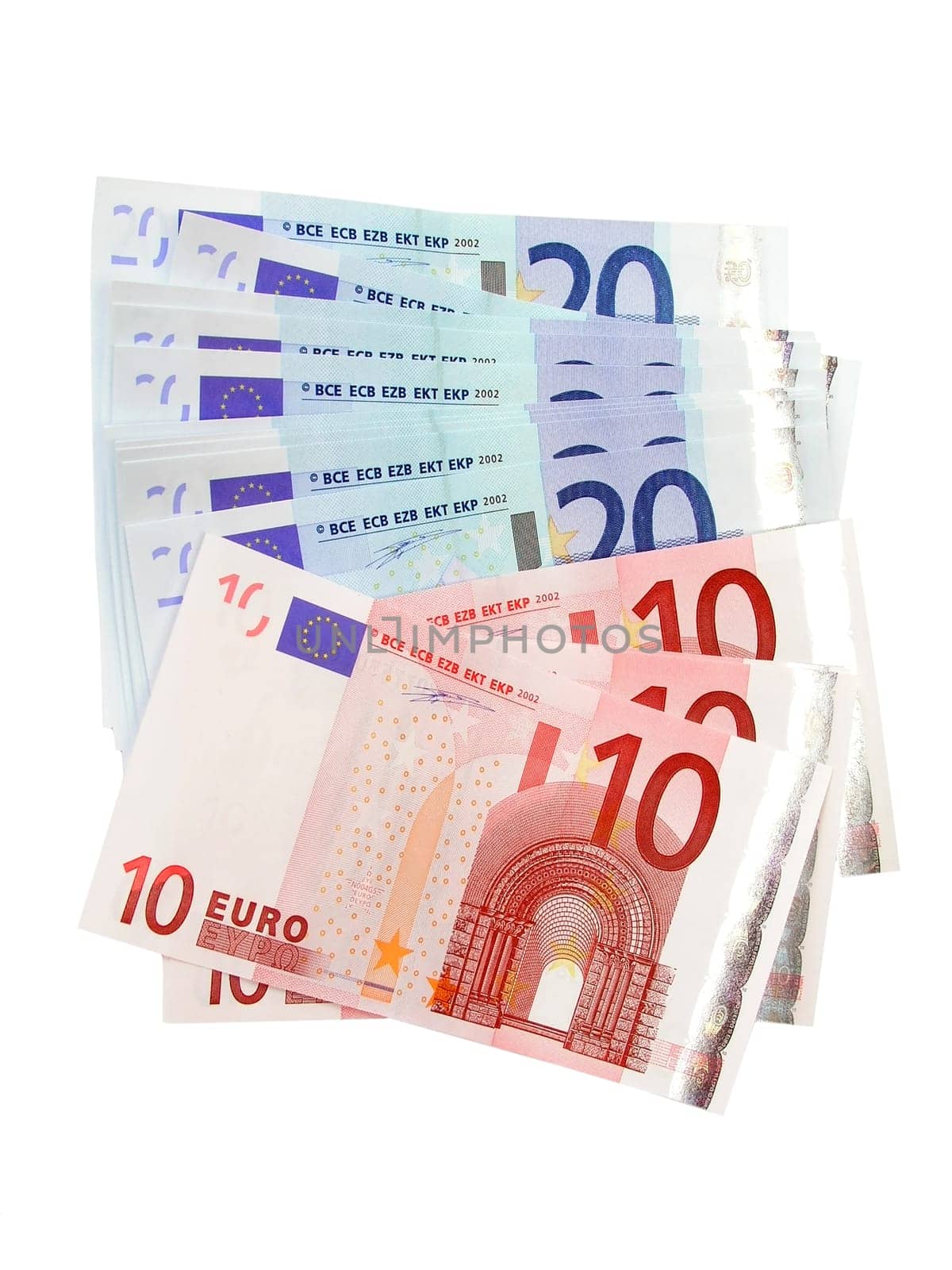 EURO currency isolated on white background