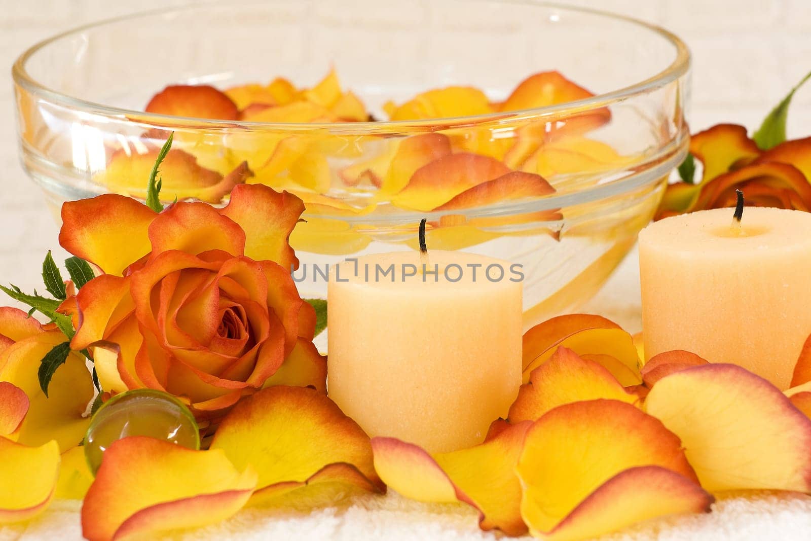 bowl of rose petal - body care