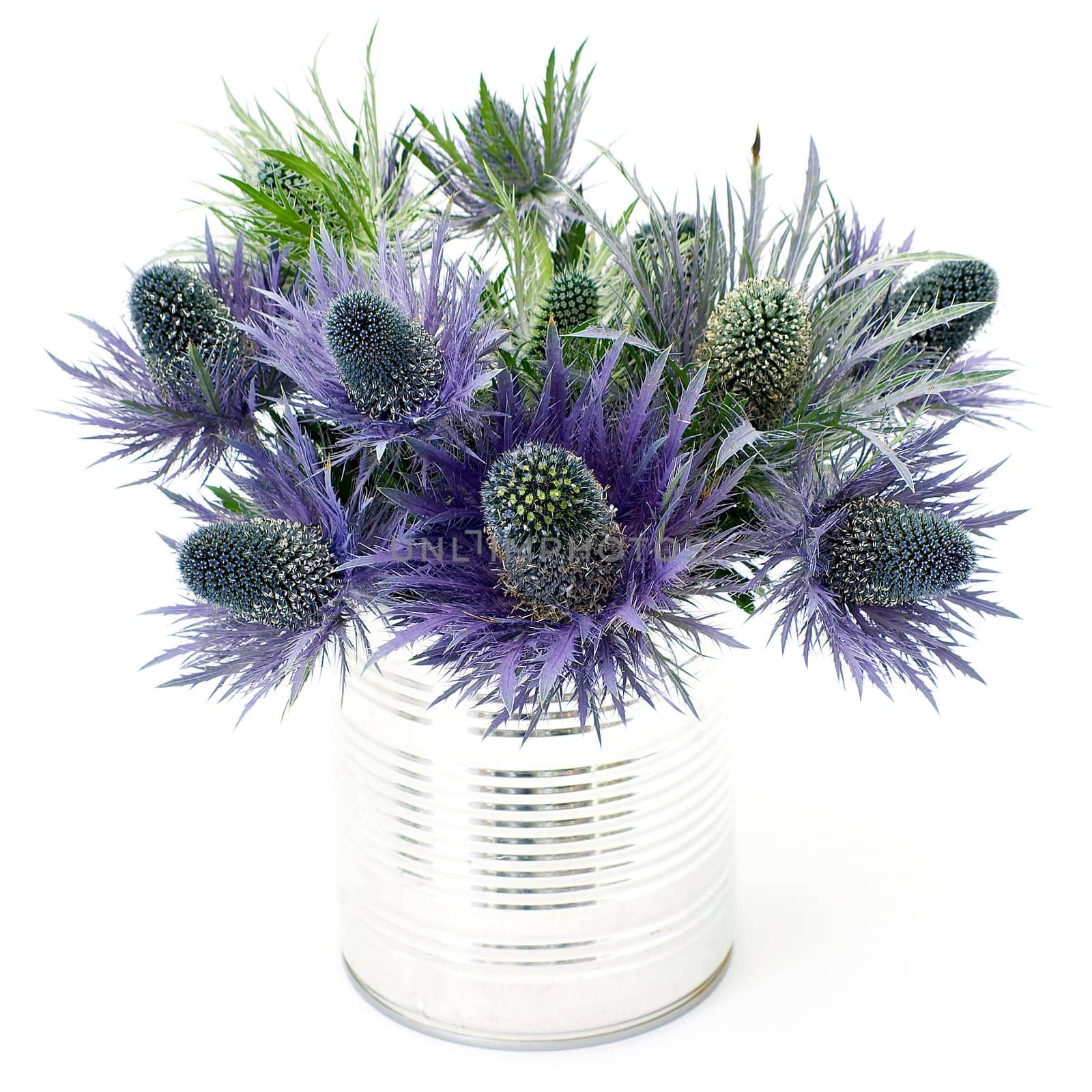 bouquet of blue flowers