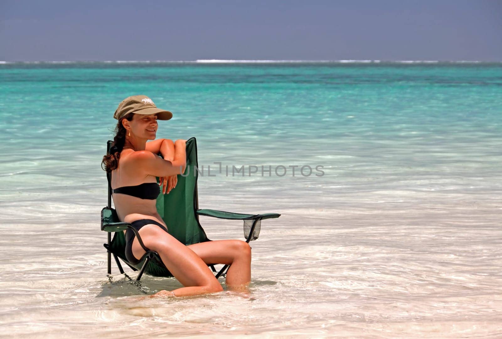 Enjoying herself