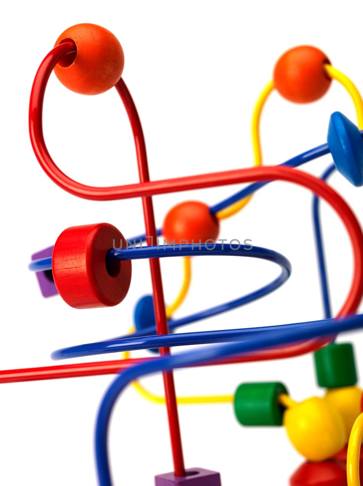 Colorfull Toy isolated on white background