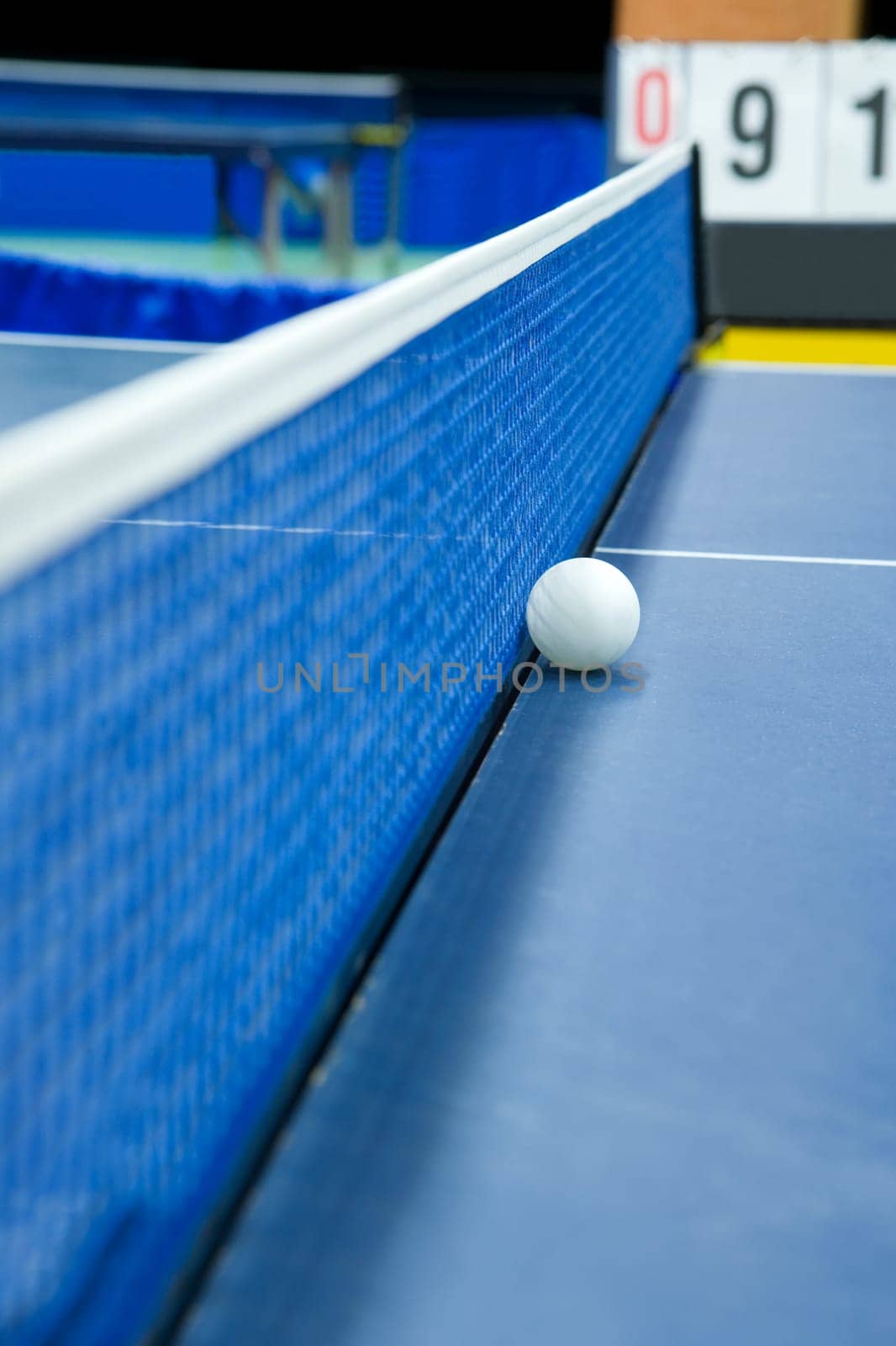 Table Tennis Still Life with Selective Focus