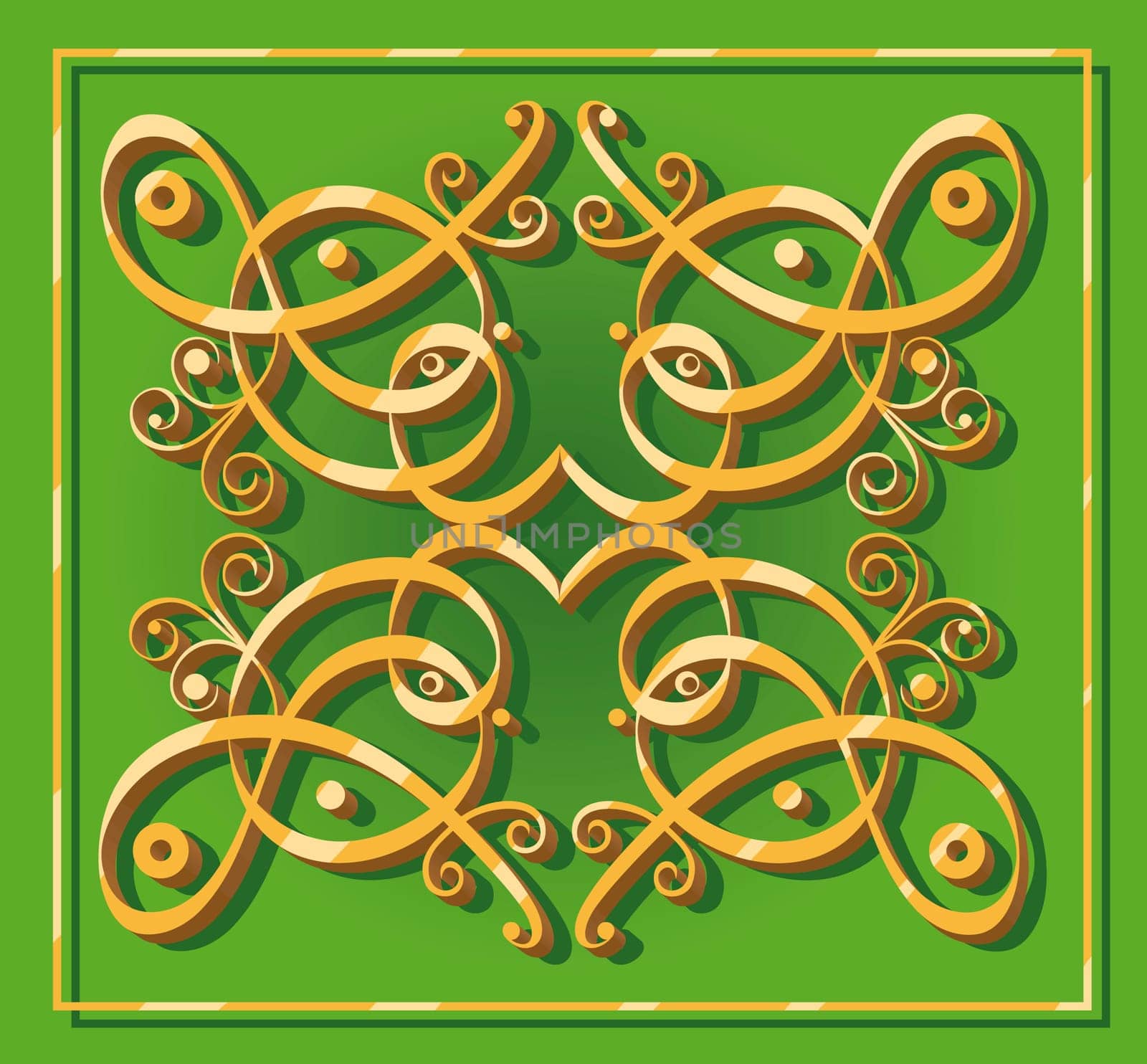 decorative oriental element for backgrounds wallpapers icons or designs