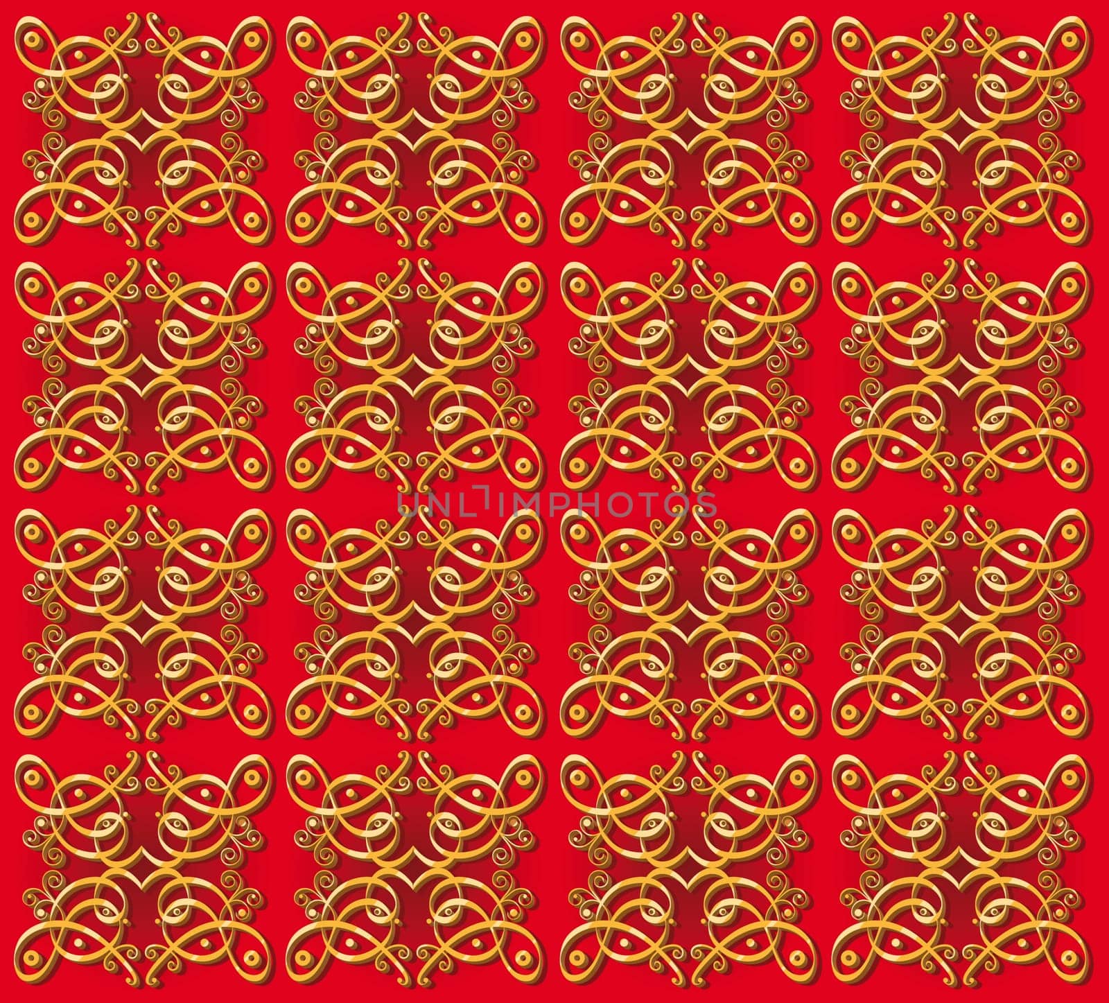 Seamless vintage oriental background decorative design for wallpaper, paper, textile