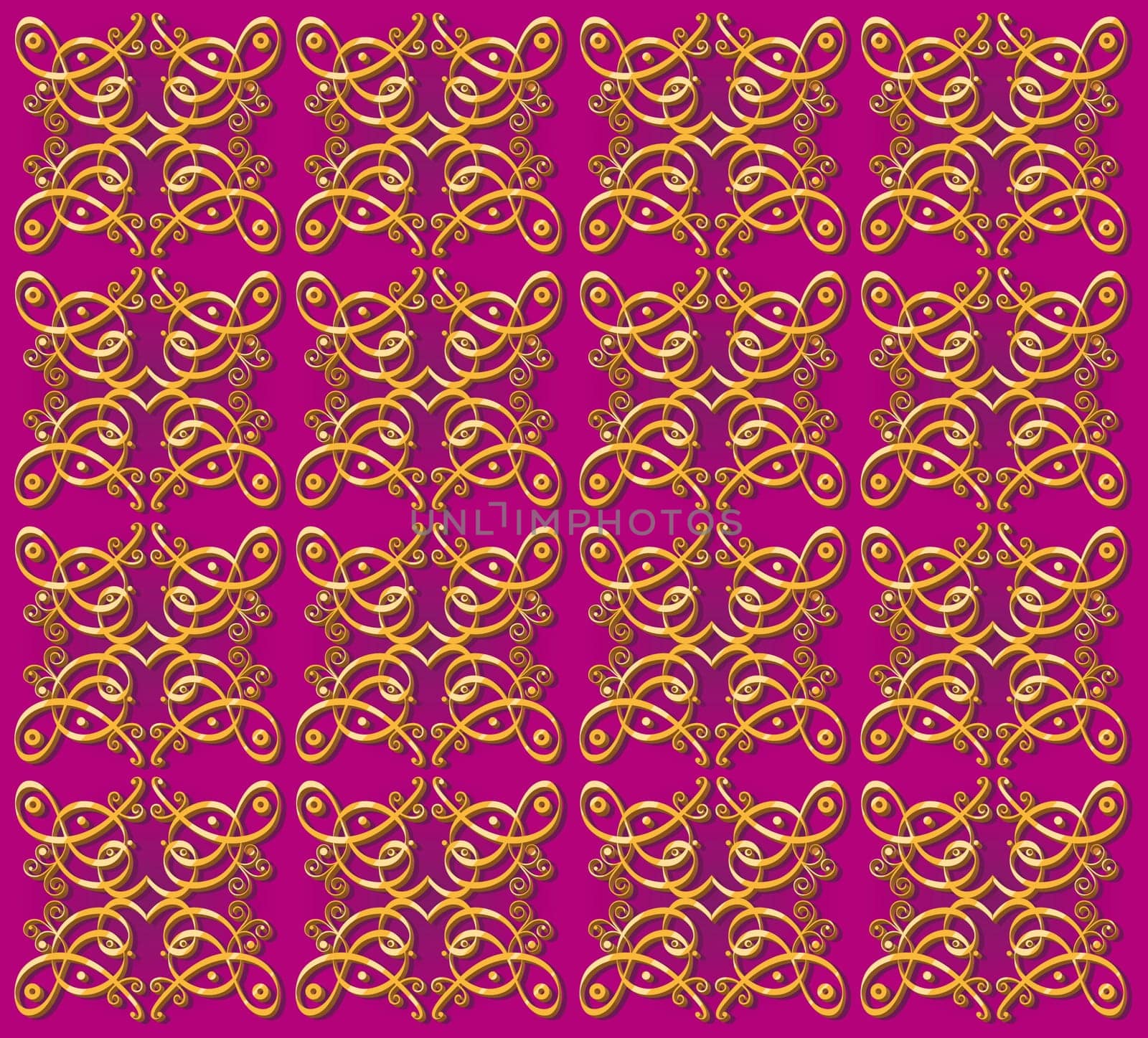 Seamless vintage oriental background decorative design for wallpaper, paper, textile